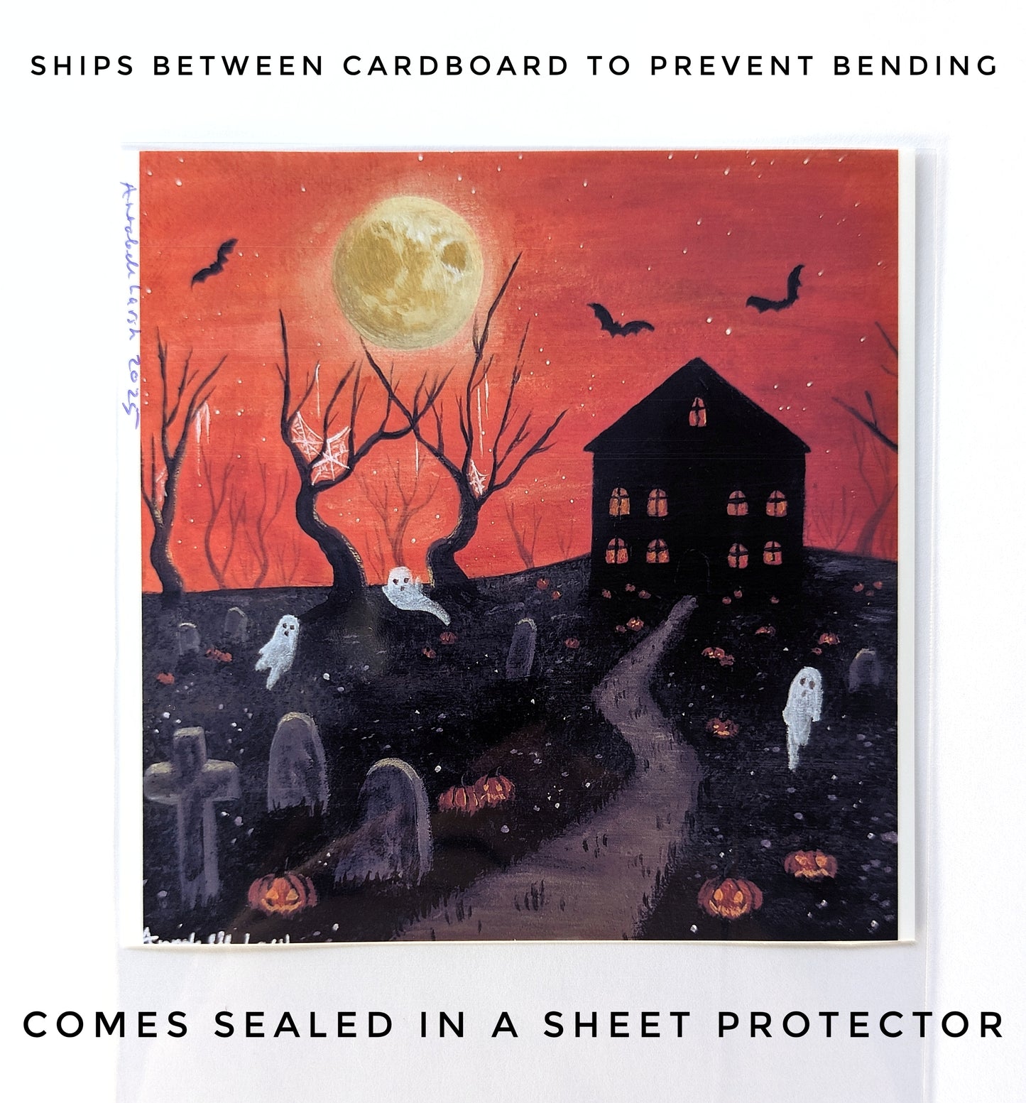 The Pumpkin Cemetery 5"x5" Prints