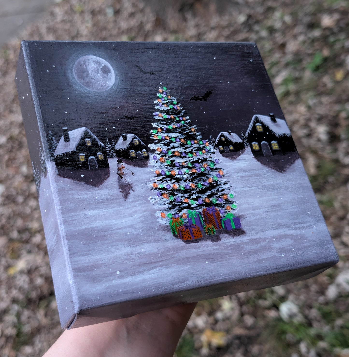 Creepmas Town 6" Painting