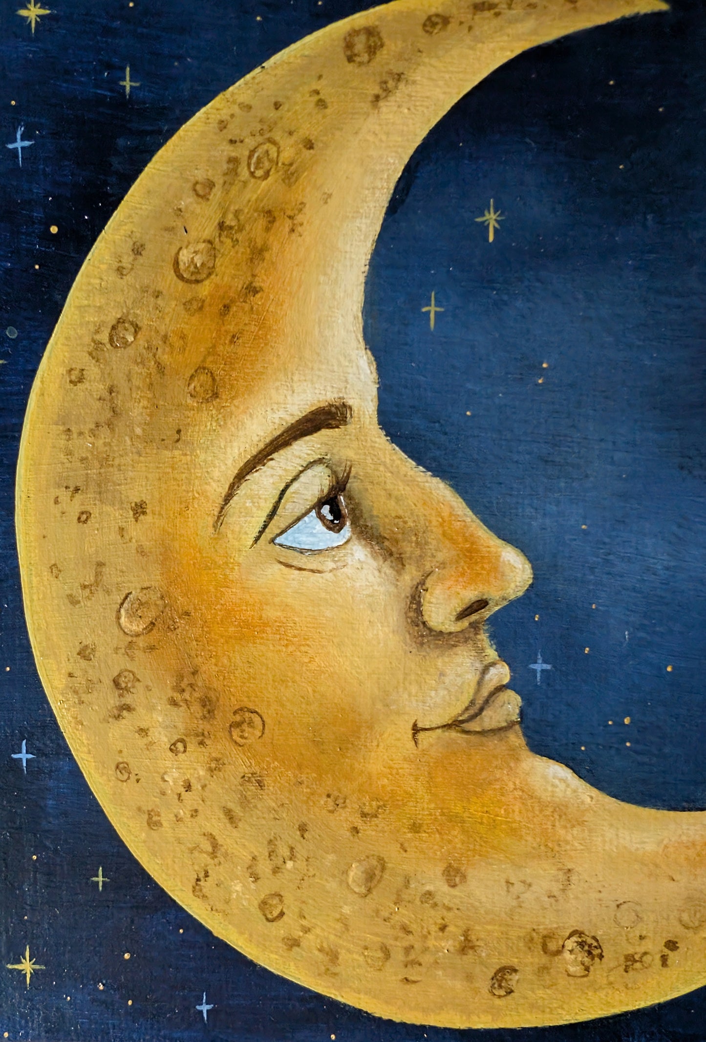 Sun, Moon, and Star Painting Set (medium canvas) READY-TO-SHIP