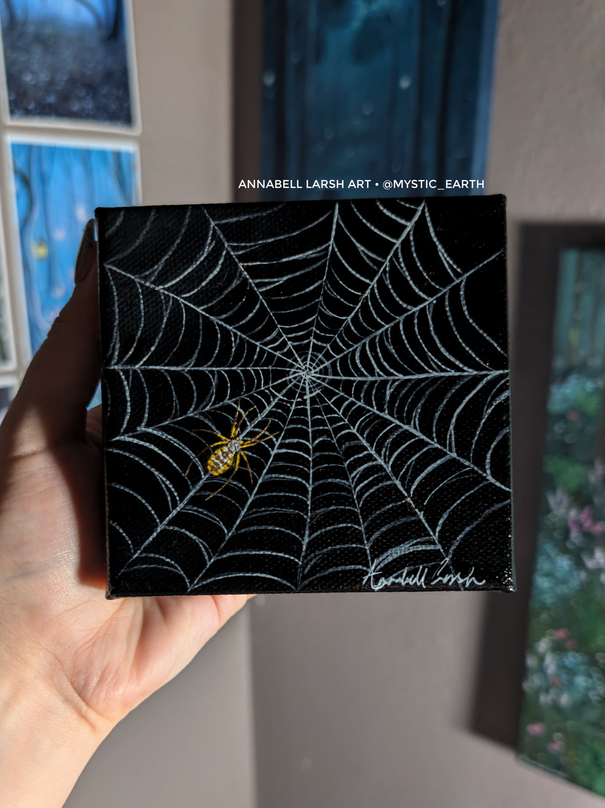 The Orb Weaver 4" Painting 42/50