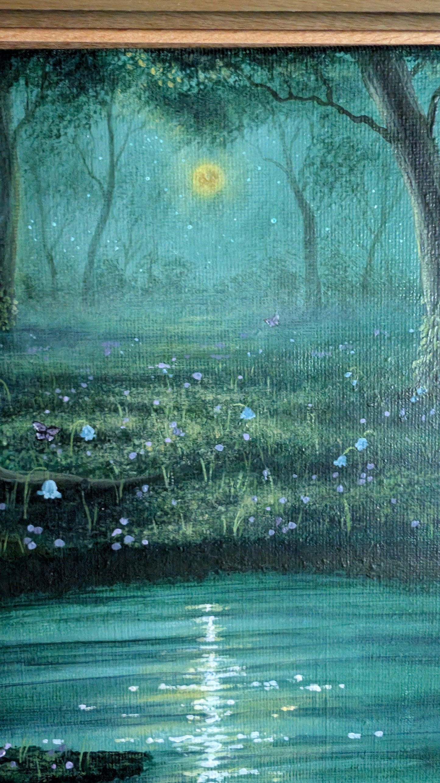 Starfall Waters 8"x8" Painting