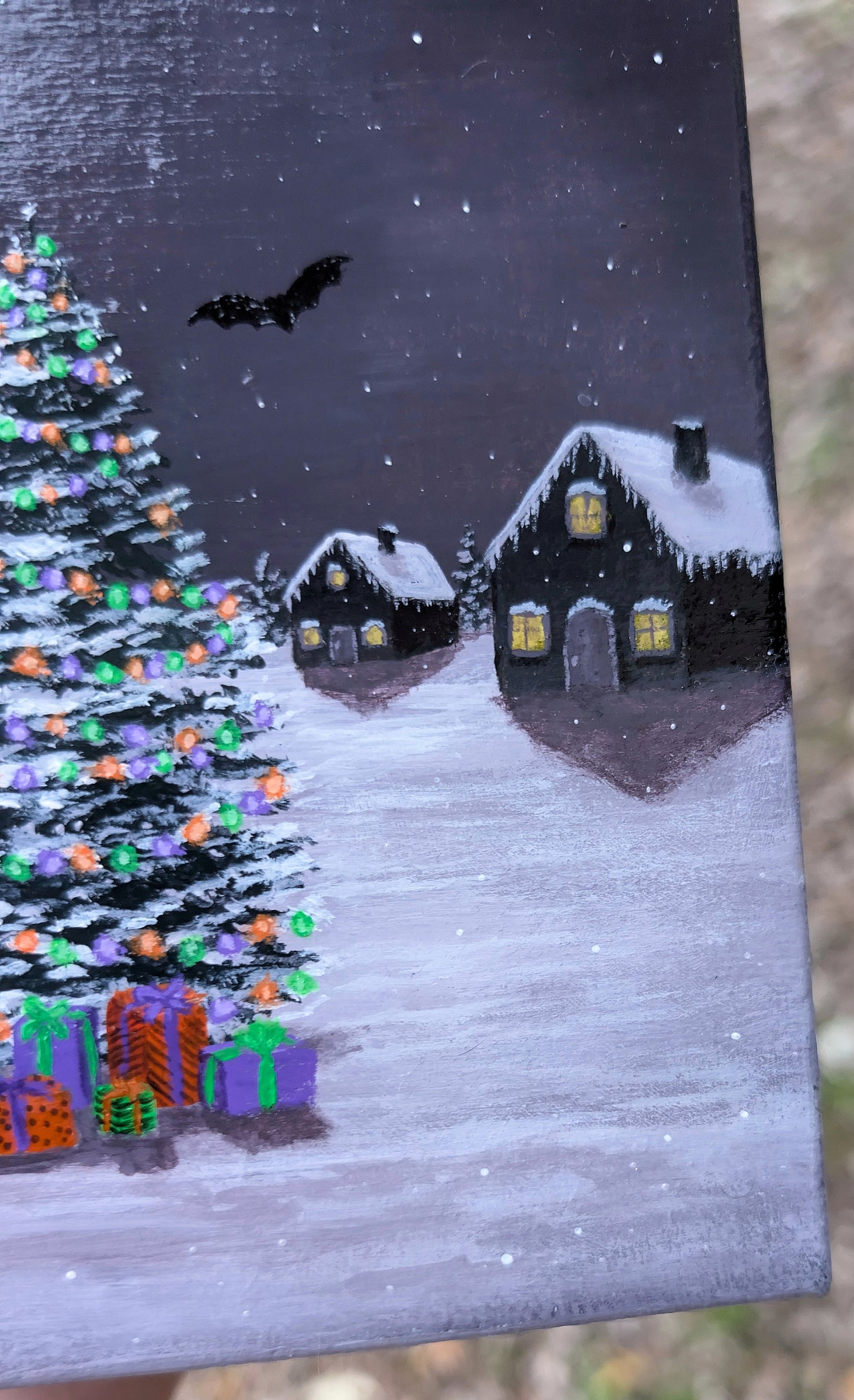 Creepmas Town 6" Painting