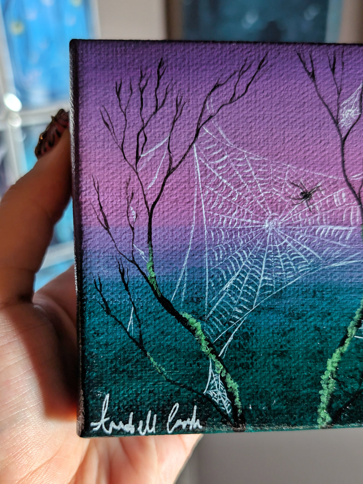 Angie's Web 4" Painting 19/50