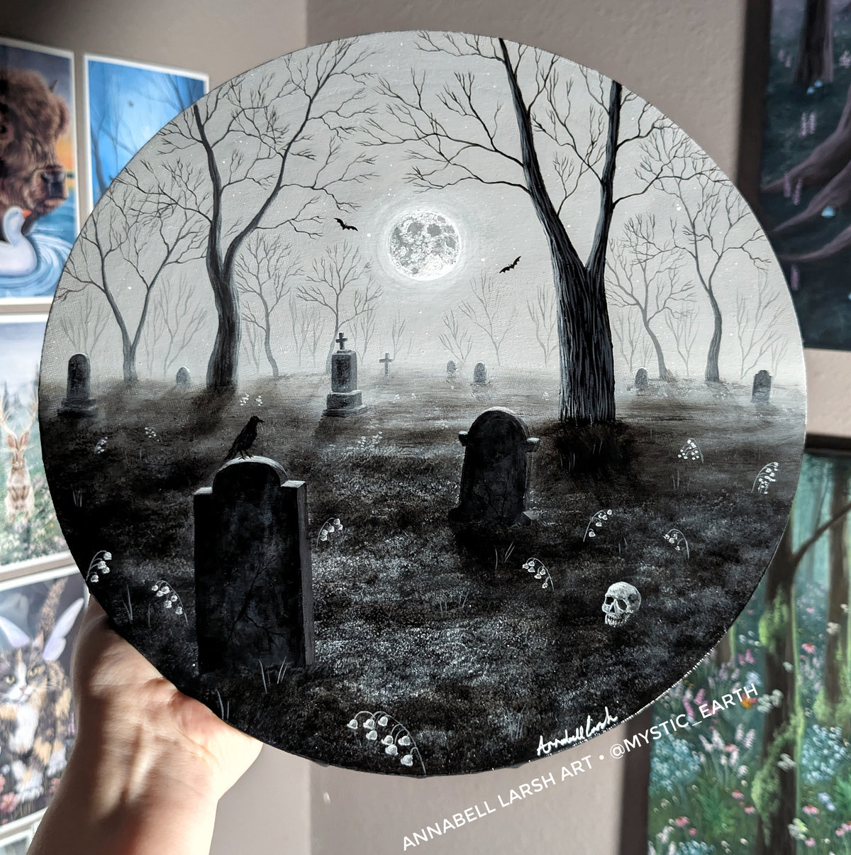 Blackflower Cemetery Prints