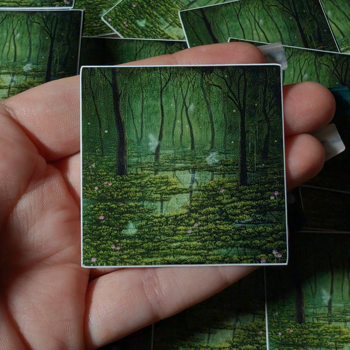 Pack of 25: 2" Fairies in the Swamp Stickers