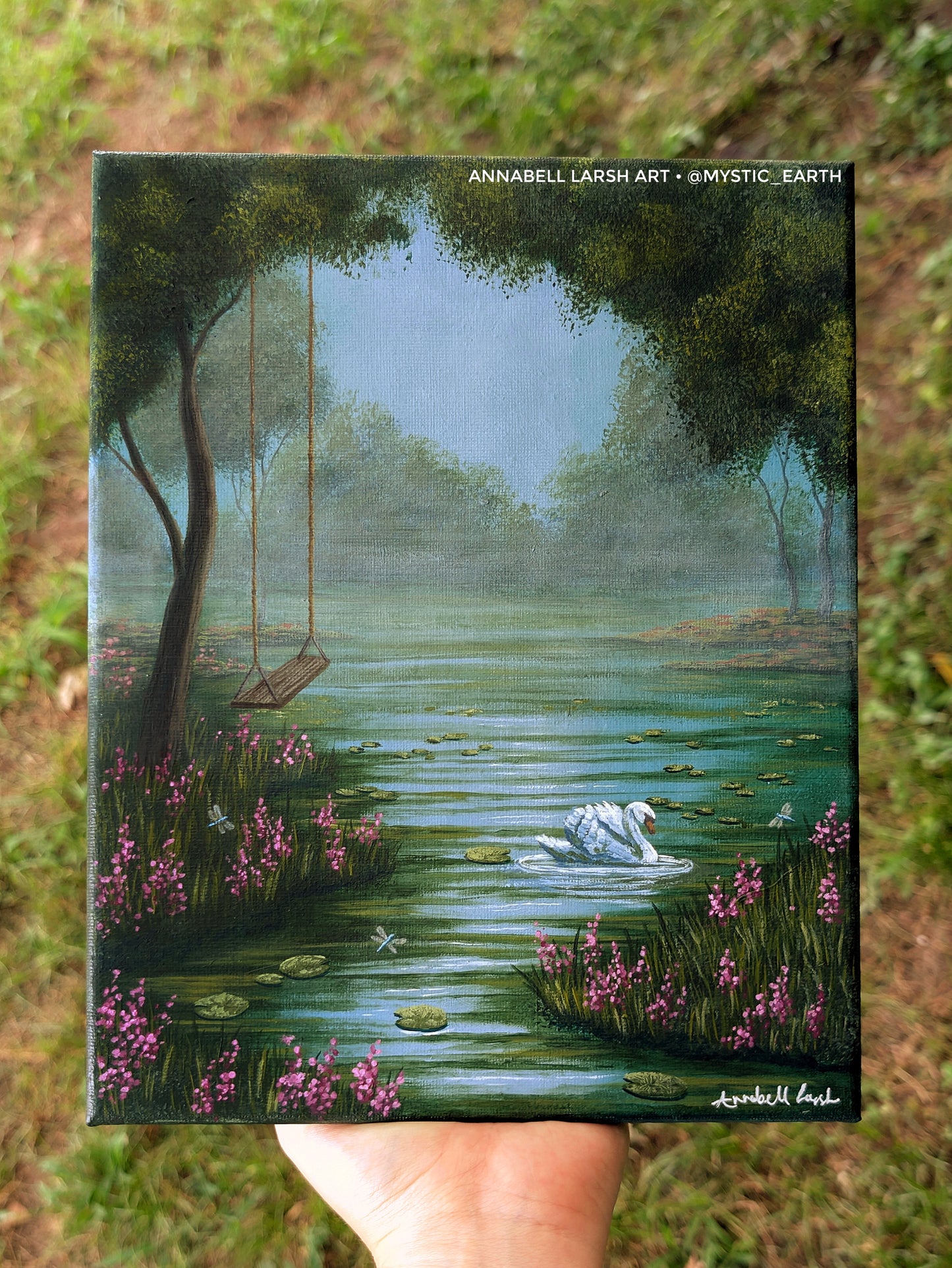 Summers by the Lake 8"x10" Painting