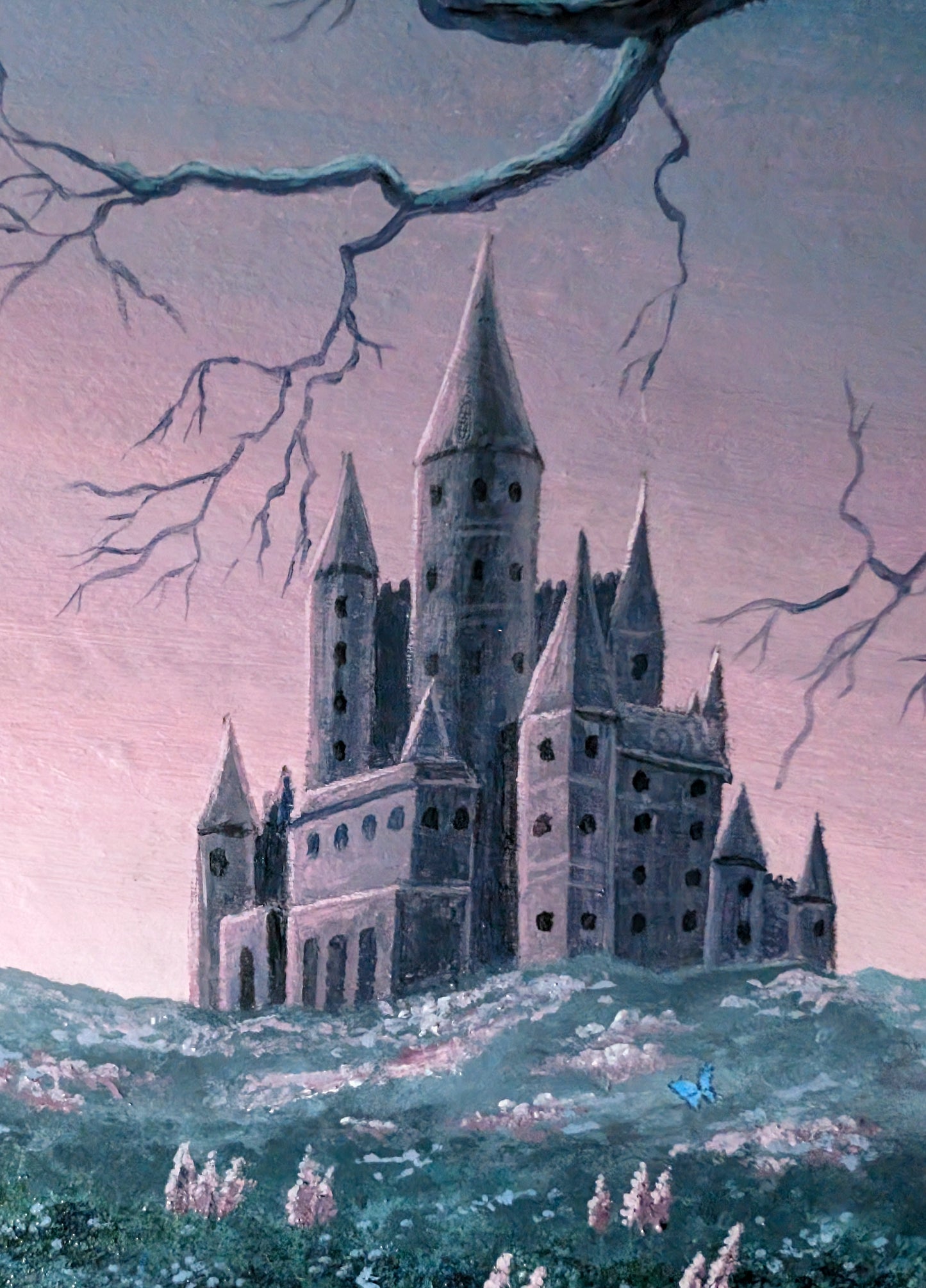 The Rosewood Castle 8" Painting