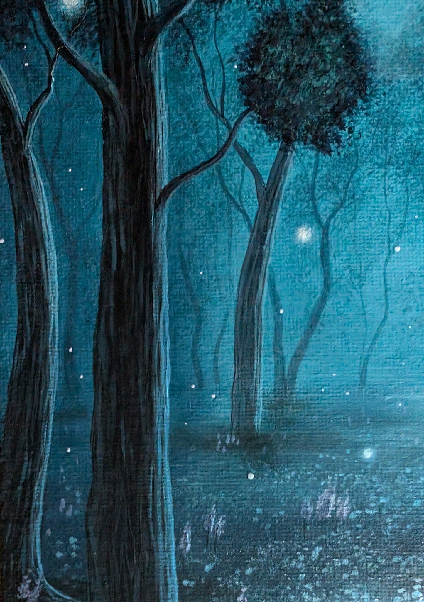Spirits of the Forest 8"x10" Painting