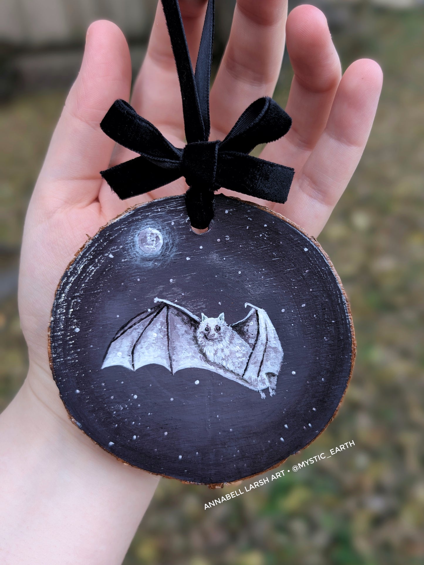 Goth Christmas 4pc Tree Ornament or Wall Art Set