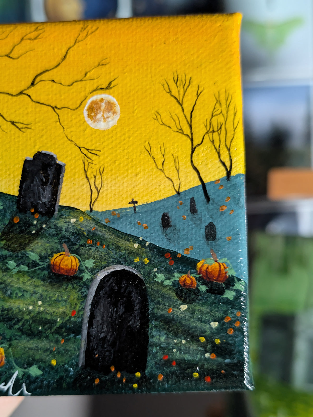Gourdhill Cemetery 4" Painting 62/50