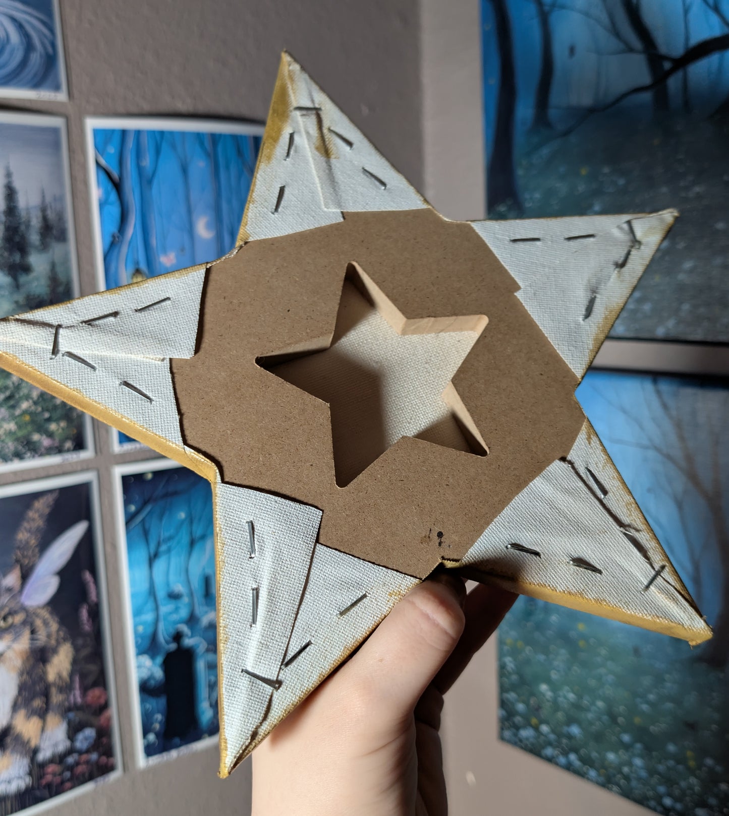 Sun, Moon, and Star Painting Set (medium canvas) READY-TO-SHIP