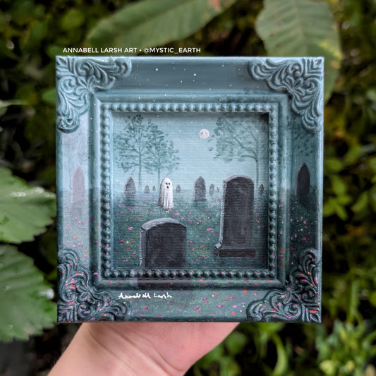 Carl's Cemetery 4.5" Painting