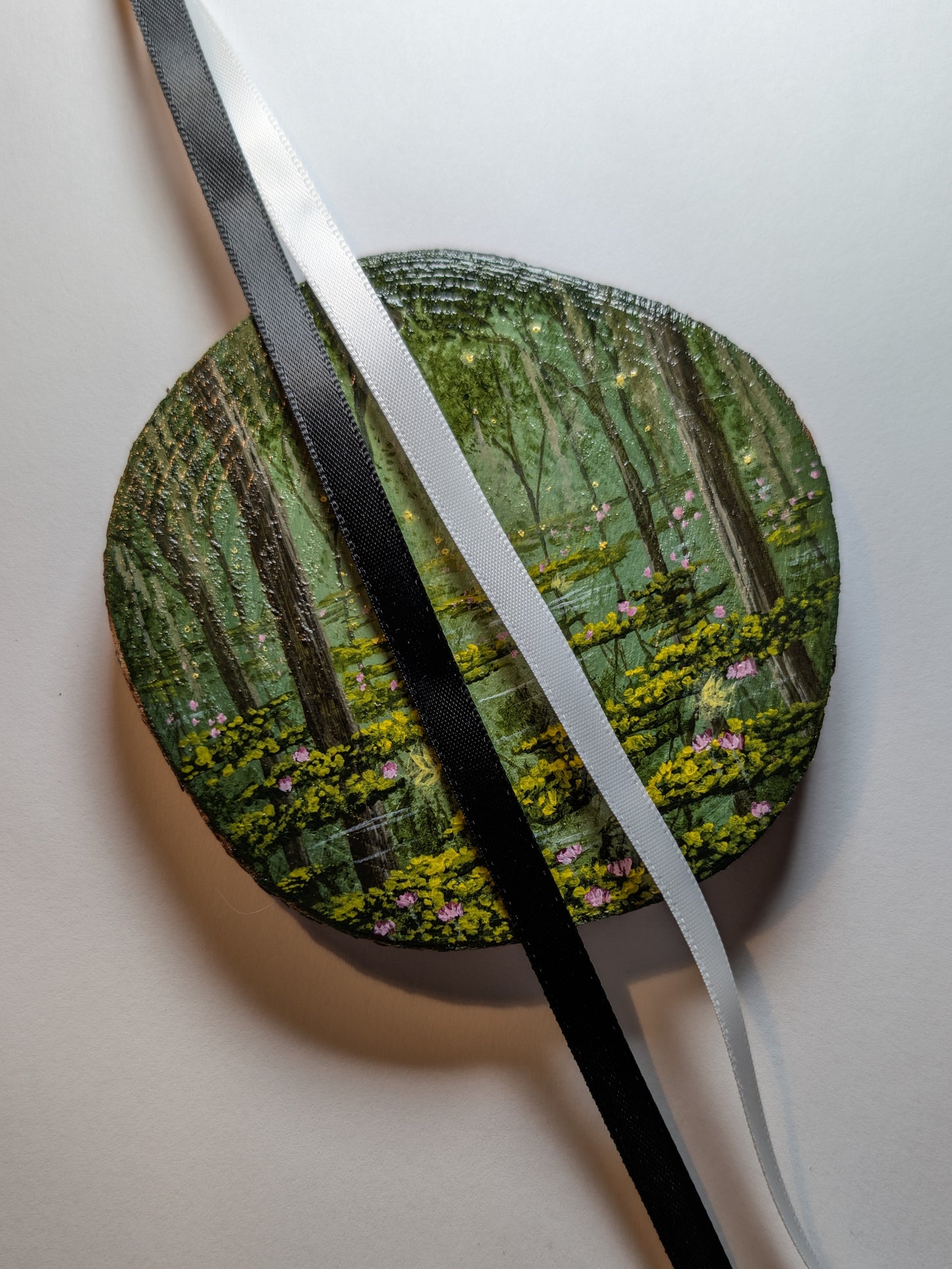 Mini Swamp Portal #2 (choose your ribbon color)