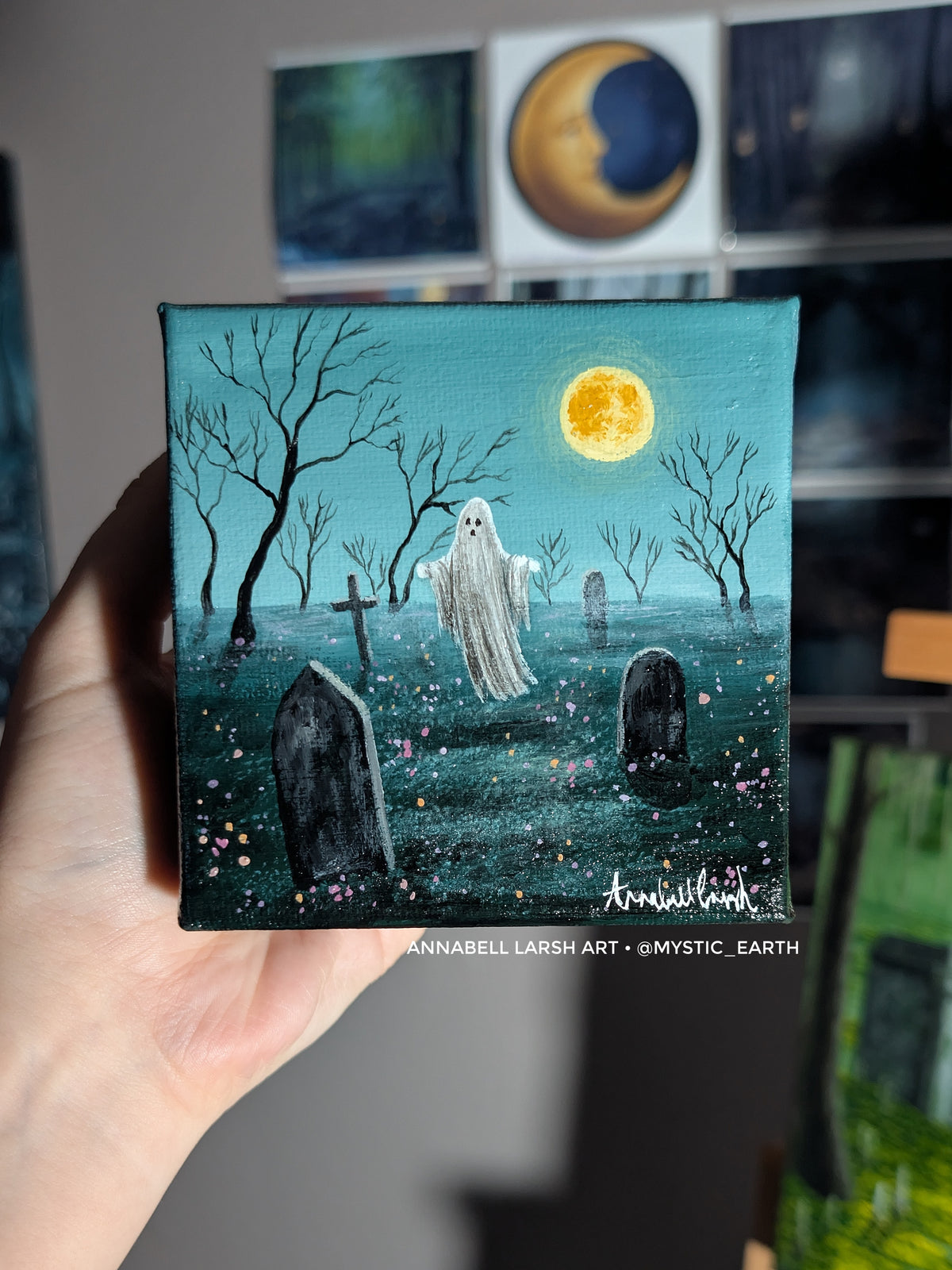 Carl Rises 4" Painting 54/50