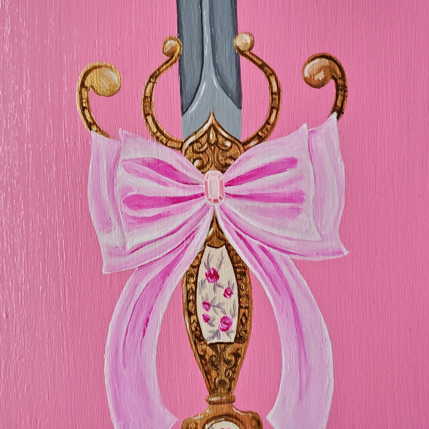 Coquette Sword Painting