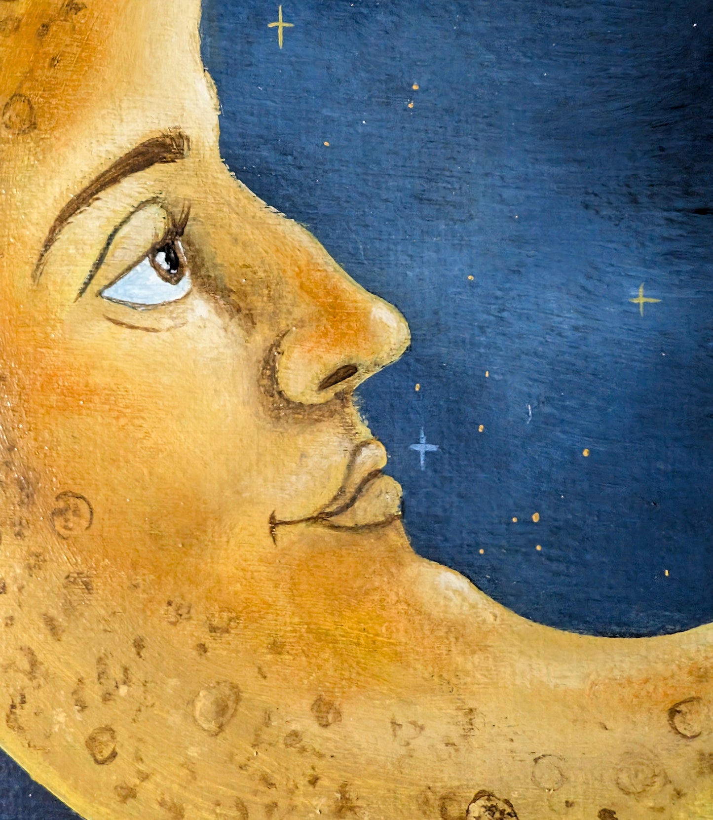 Sun, Moon, and Star Painting Set (medium canvas) READY-TO-SHIP