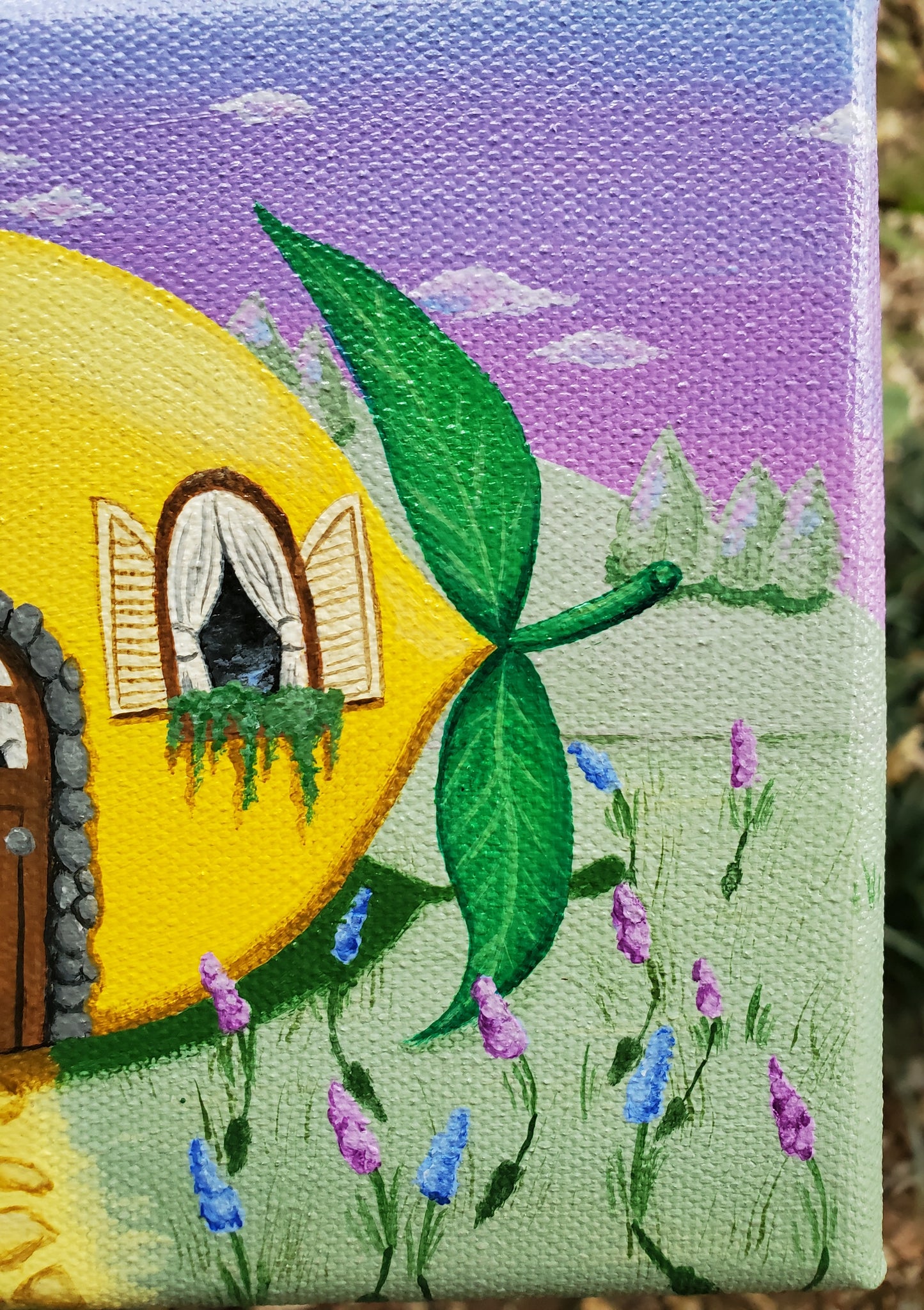 Lemon Cottage Painting