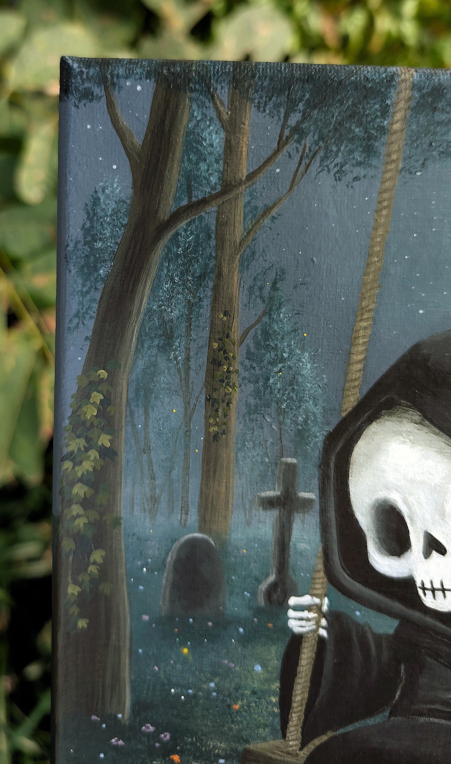 Grim 8"x10" Painting