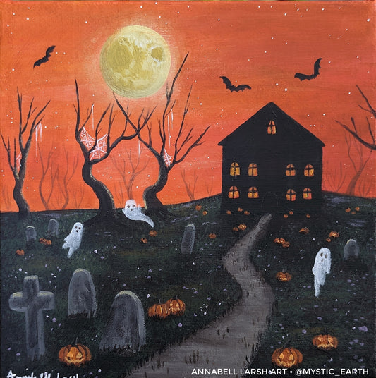 The Pumpkin Cemetery 5"x5" Prints