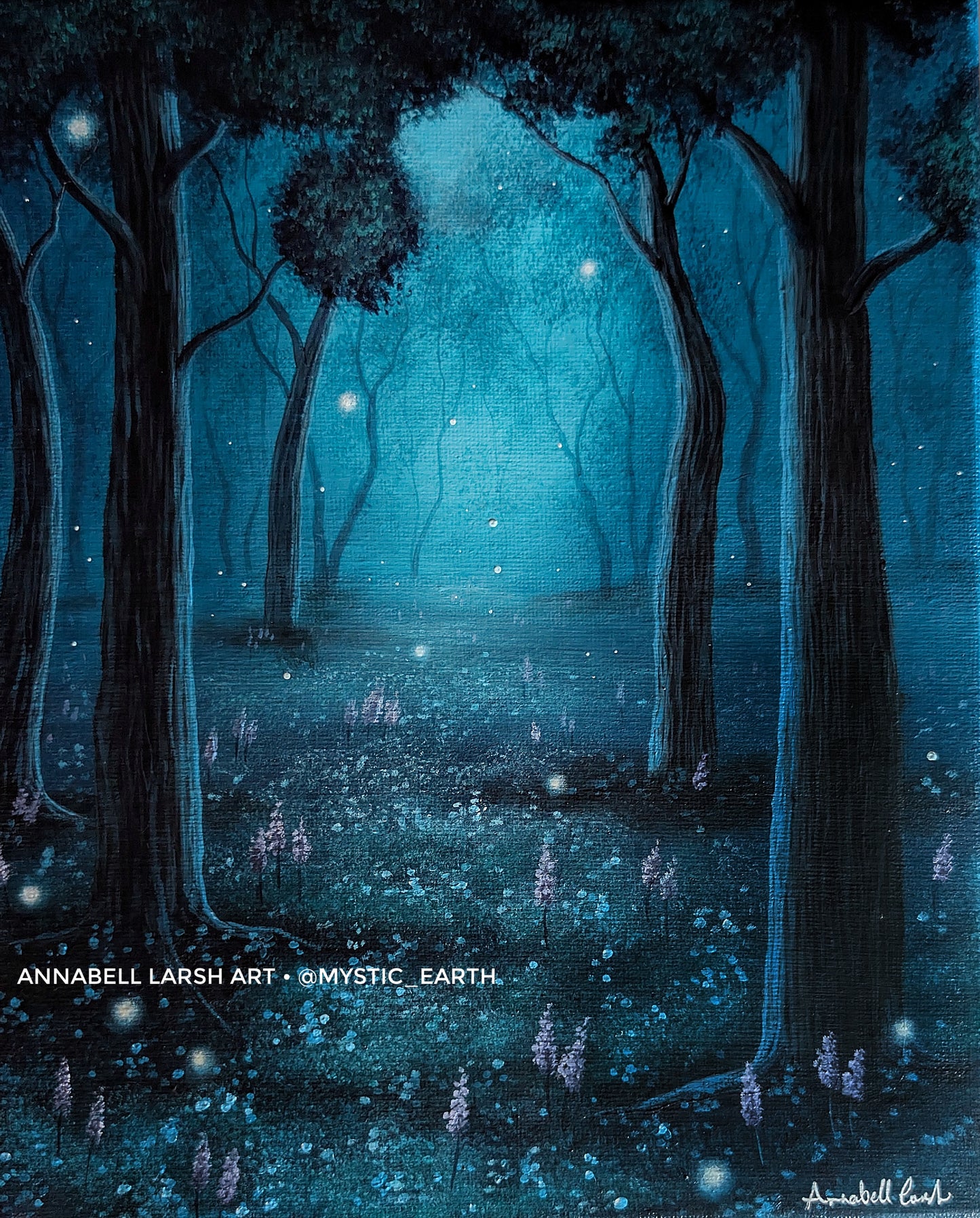 Spirits of the Forest 8"x10" Painting