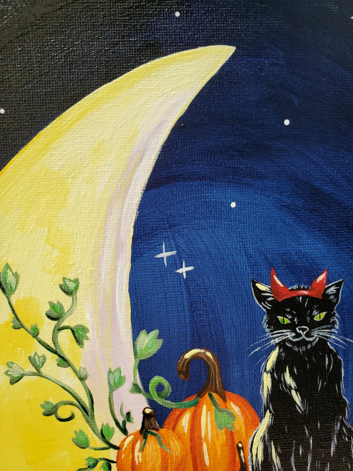 Devil Kitty Original Painting