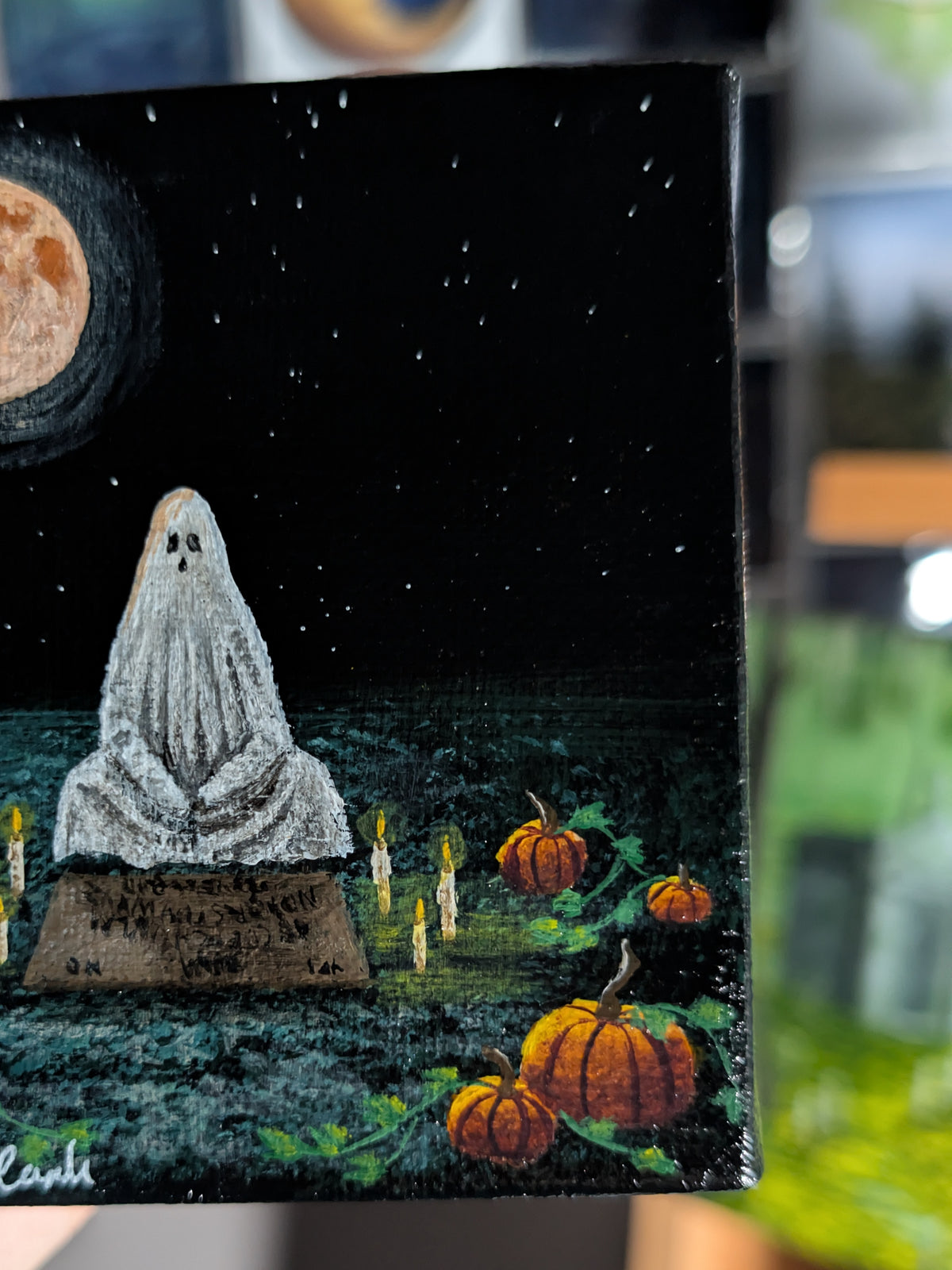 Carls First Seance 4" Painting 51/50