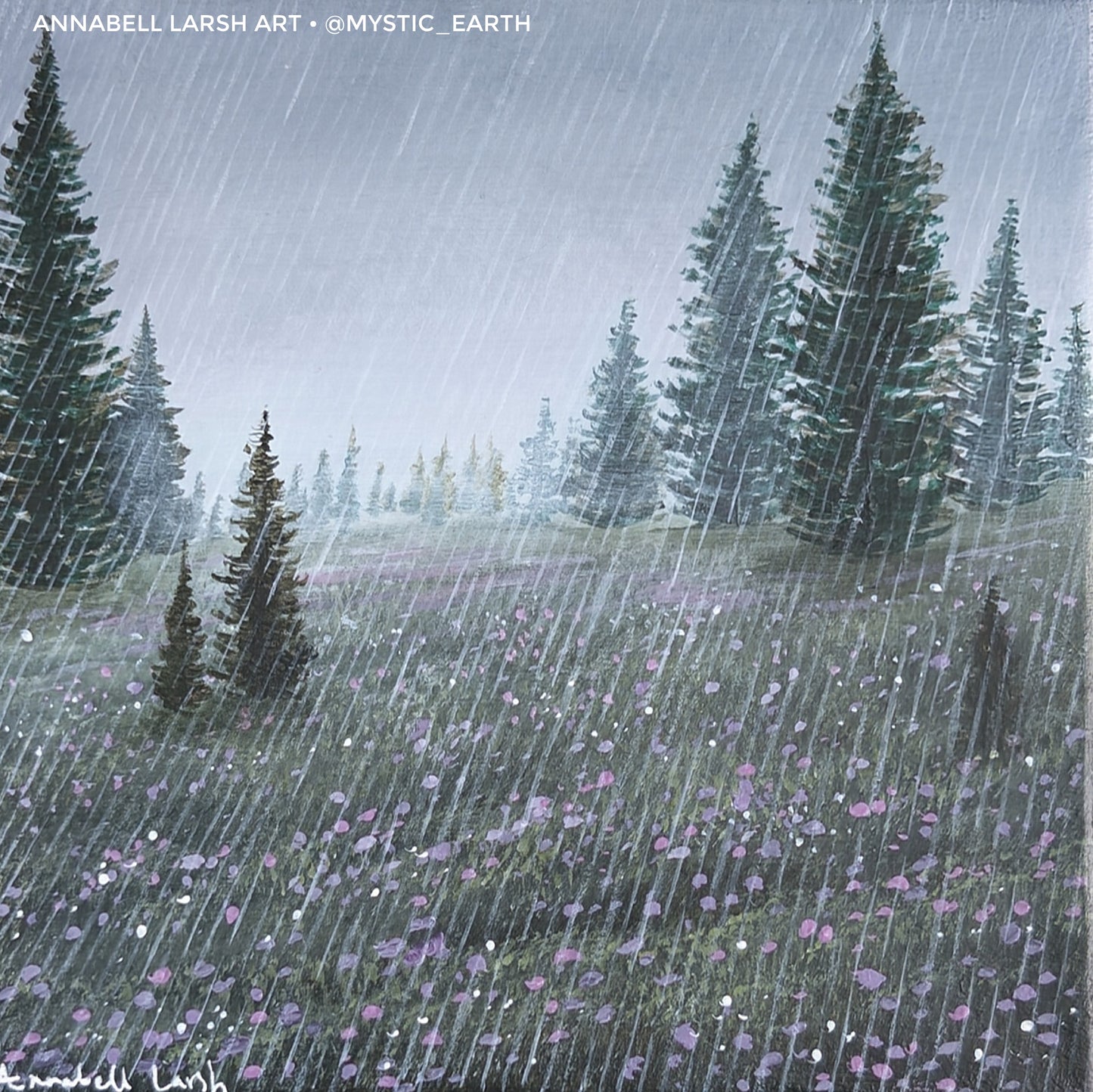 Tranquil 6"x6" Painting