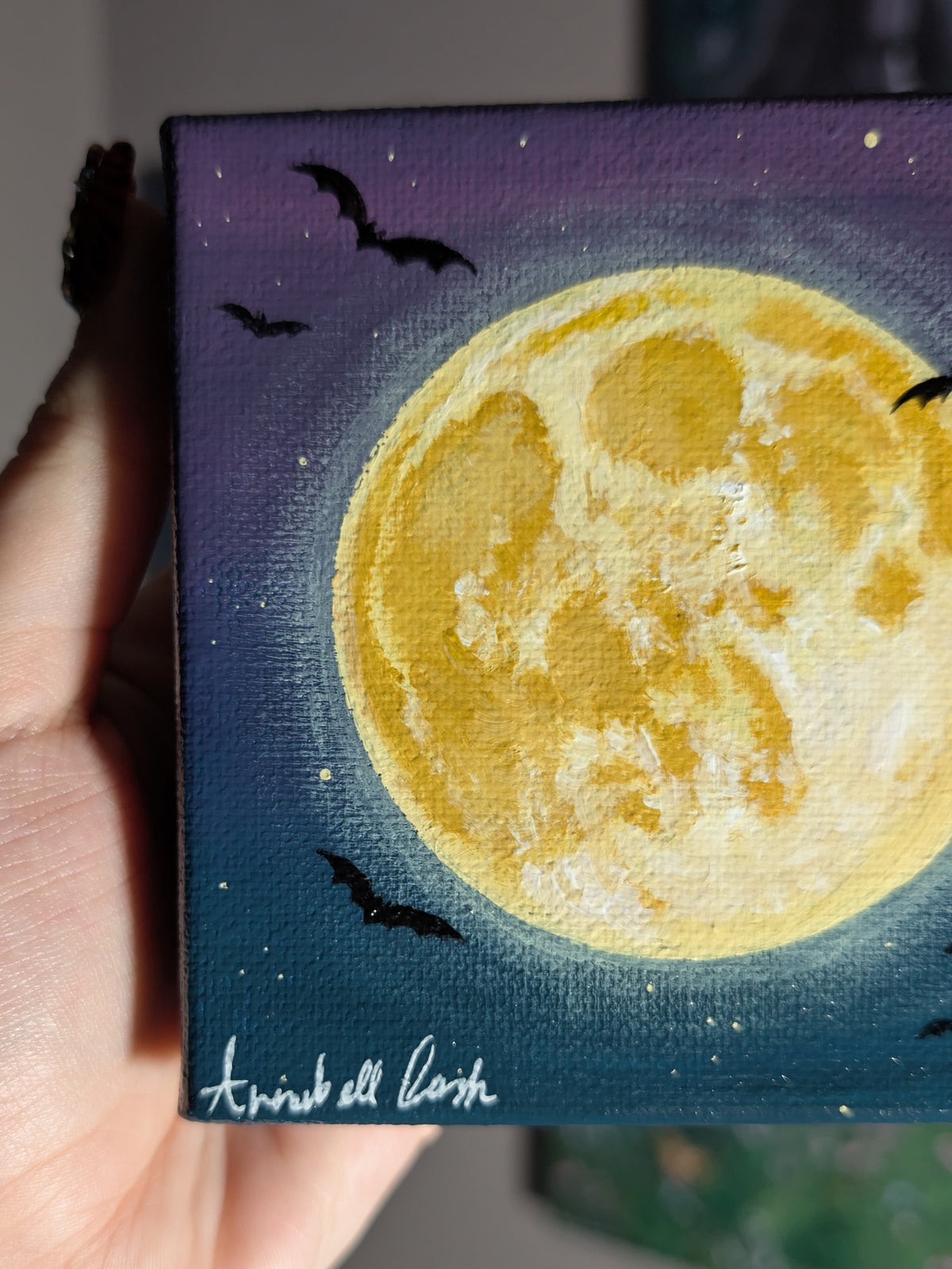 The Yellow Moon 4" Painting 28/50