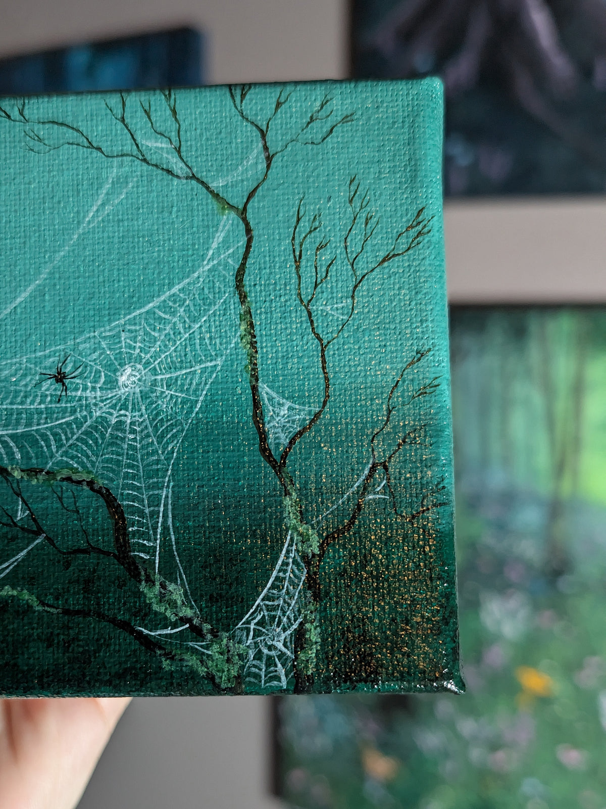 Margaret's Web 4" Painting 14/50
