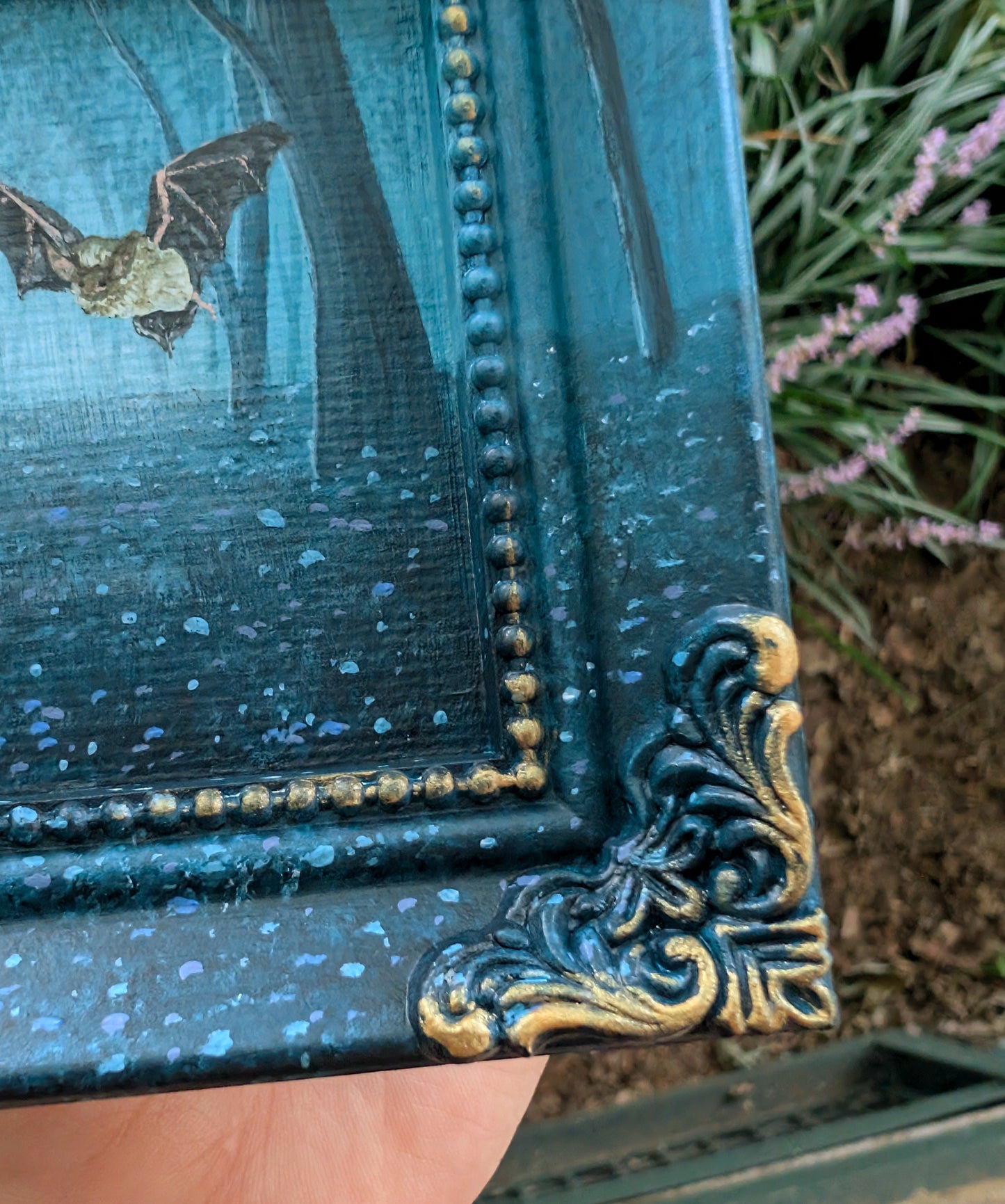 Blue Nights 4.5" Painting