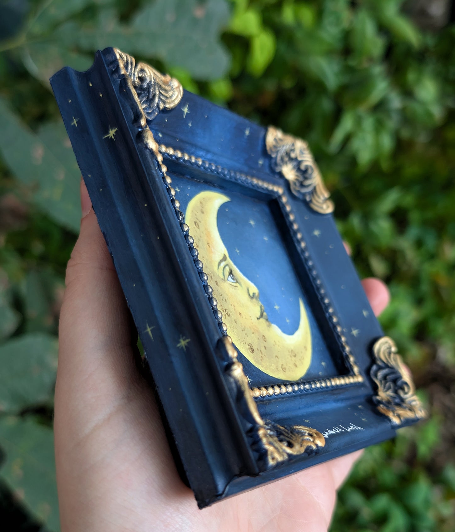 The Moon 4.5" Painting