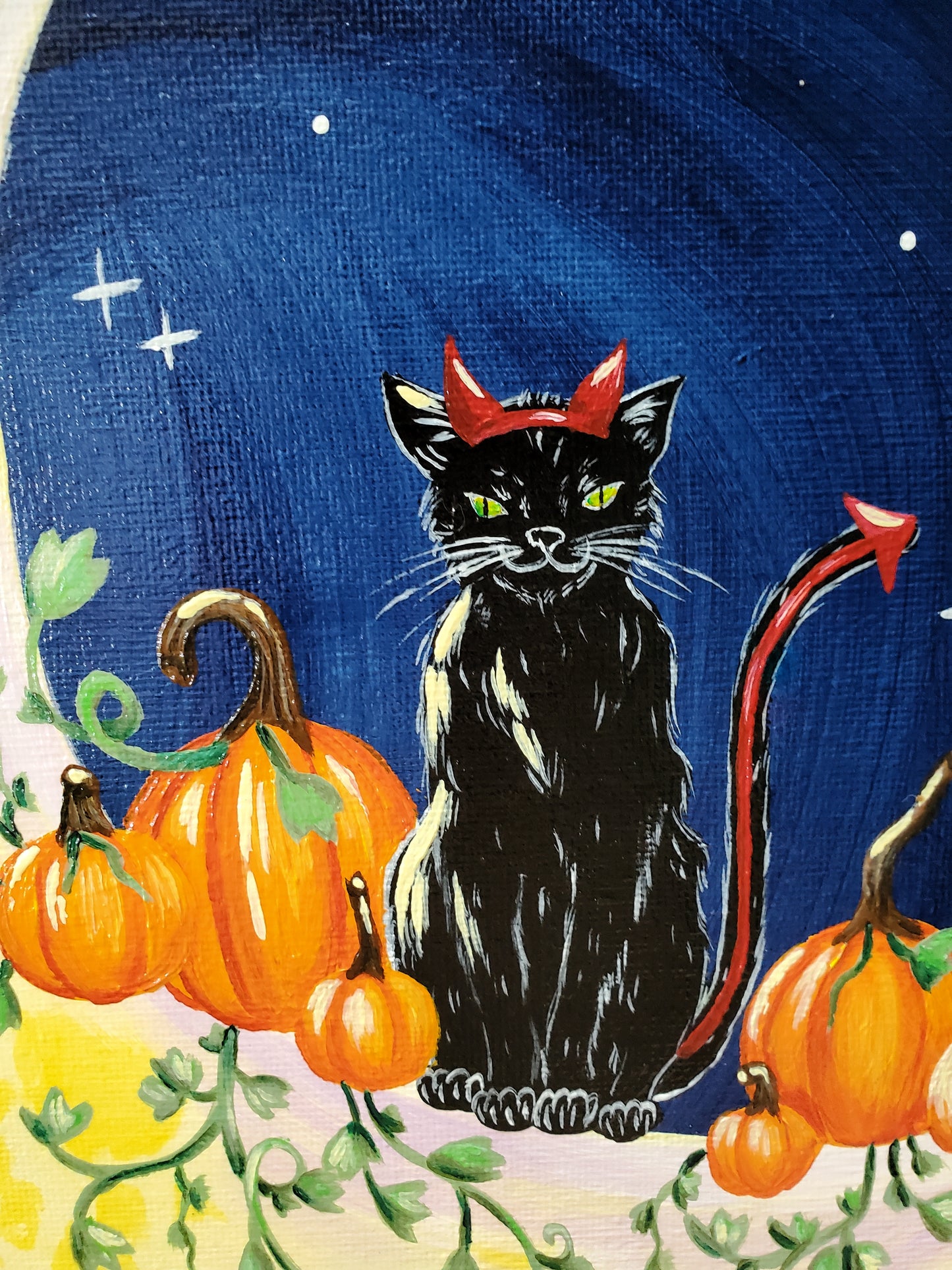 Devil Kitty Original Painting