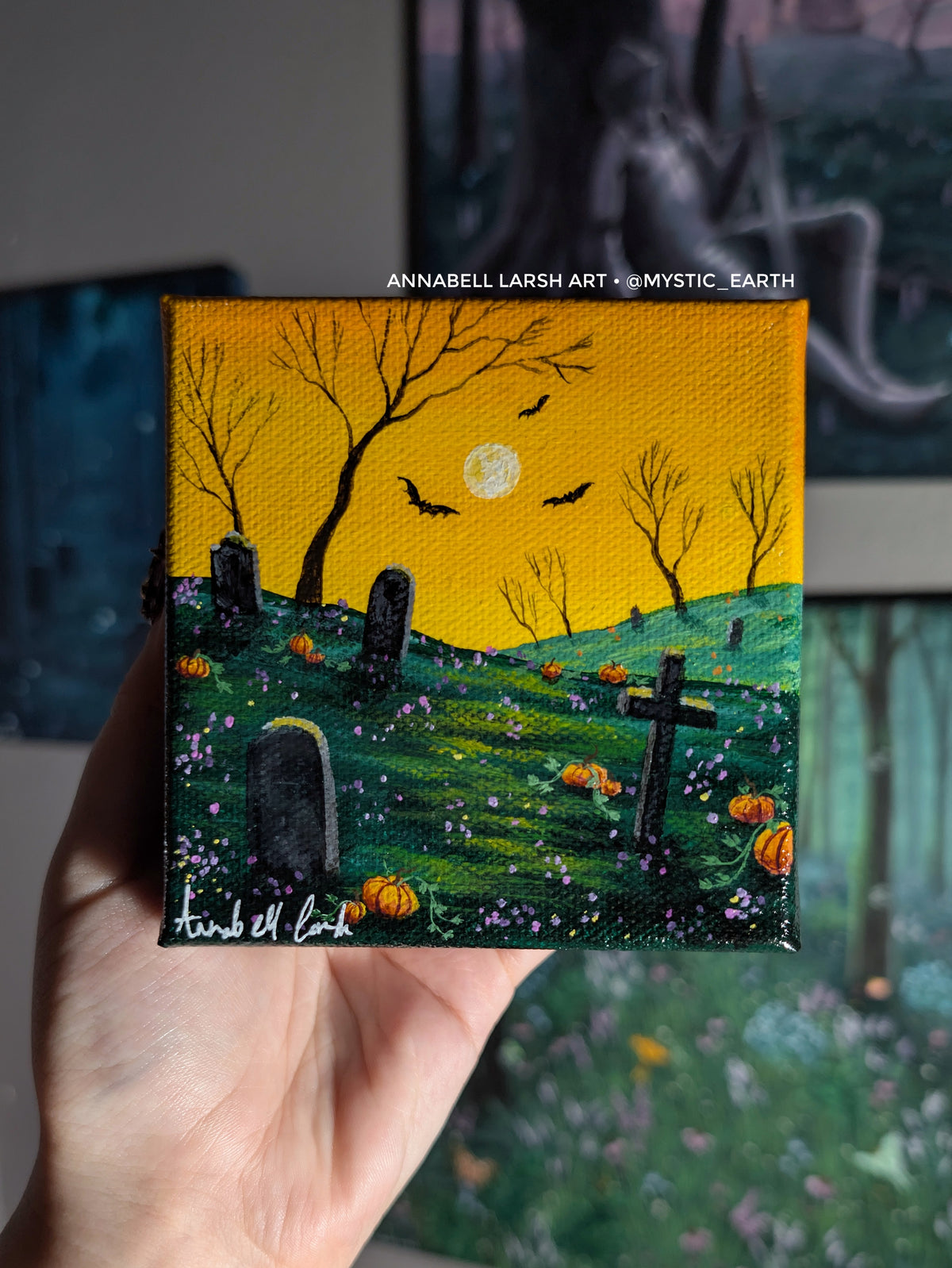Golden Cemetery 4" Painting 23/50