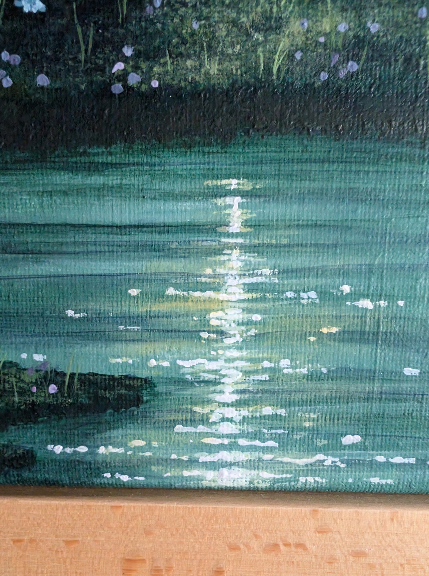 Starfall Waters 8"x8" Painting