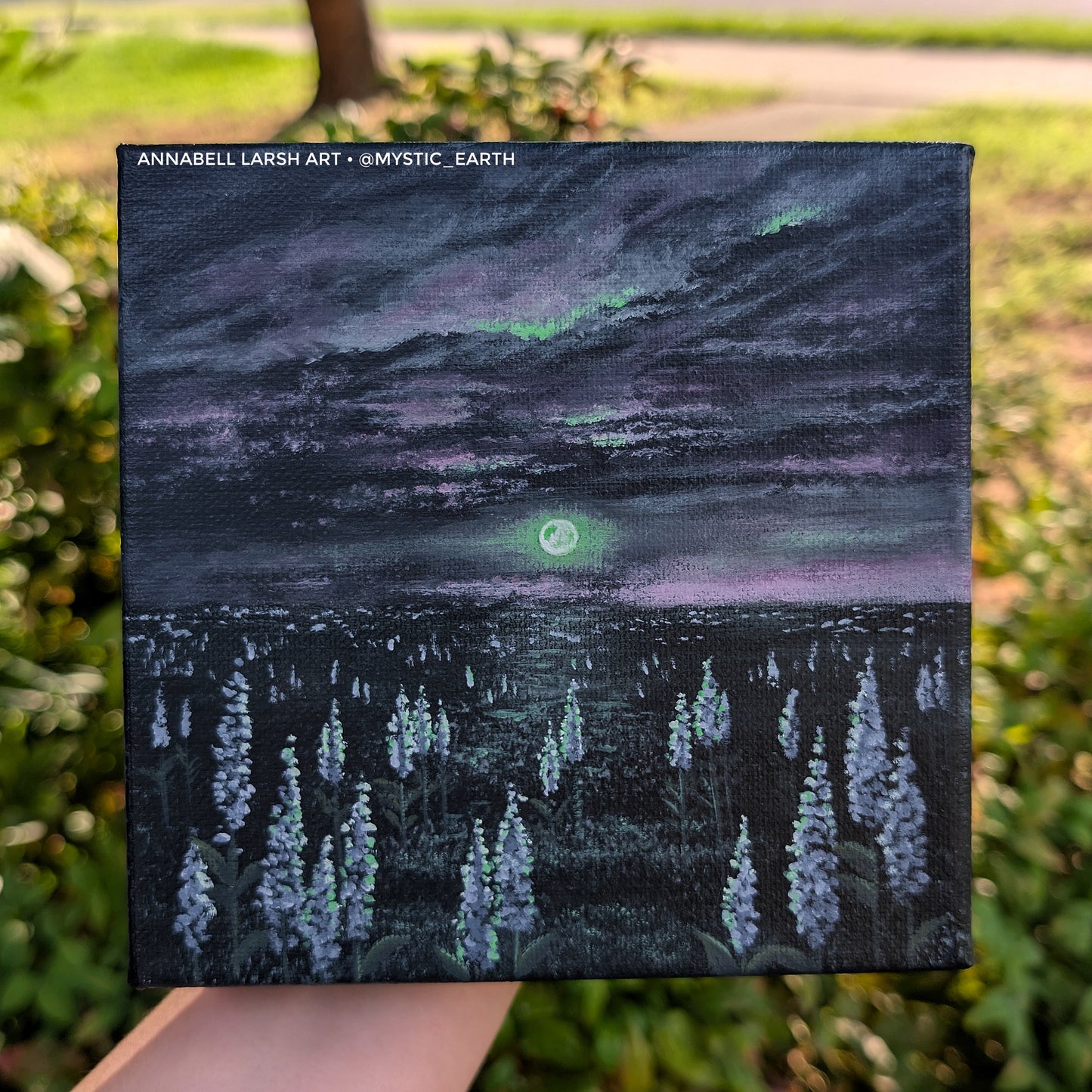 Midnight 6"x6" Painting