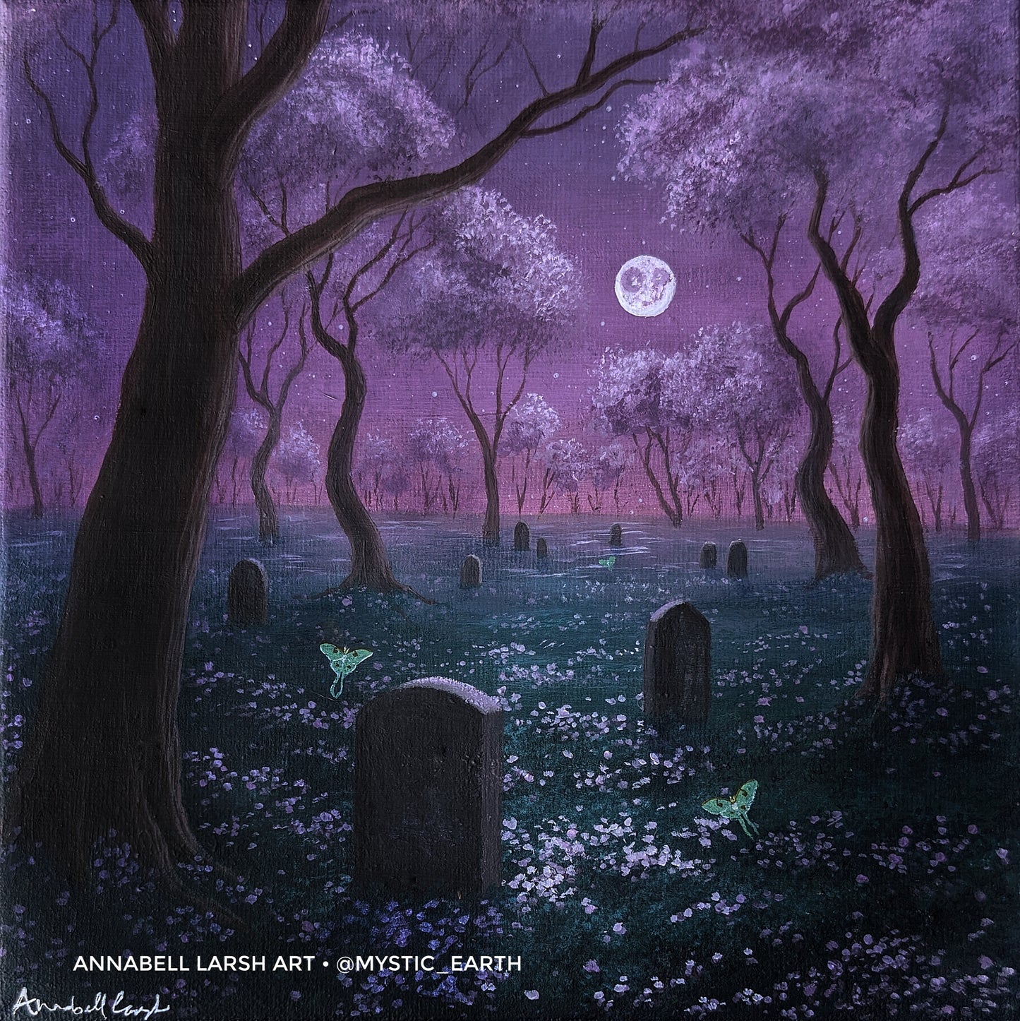Moon Moth Cemetery Prints