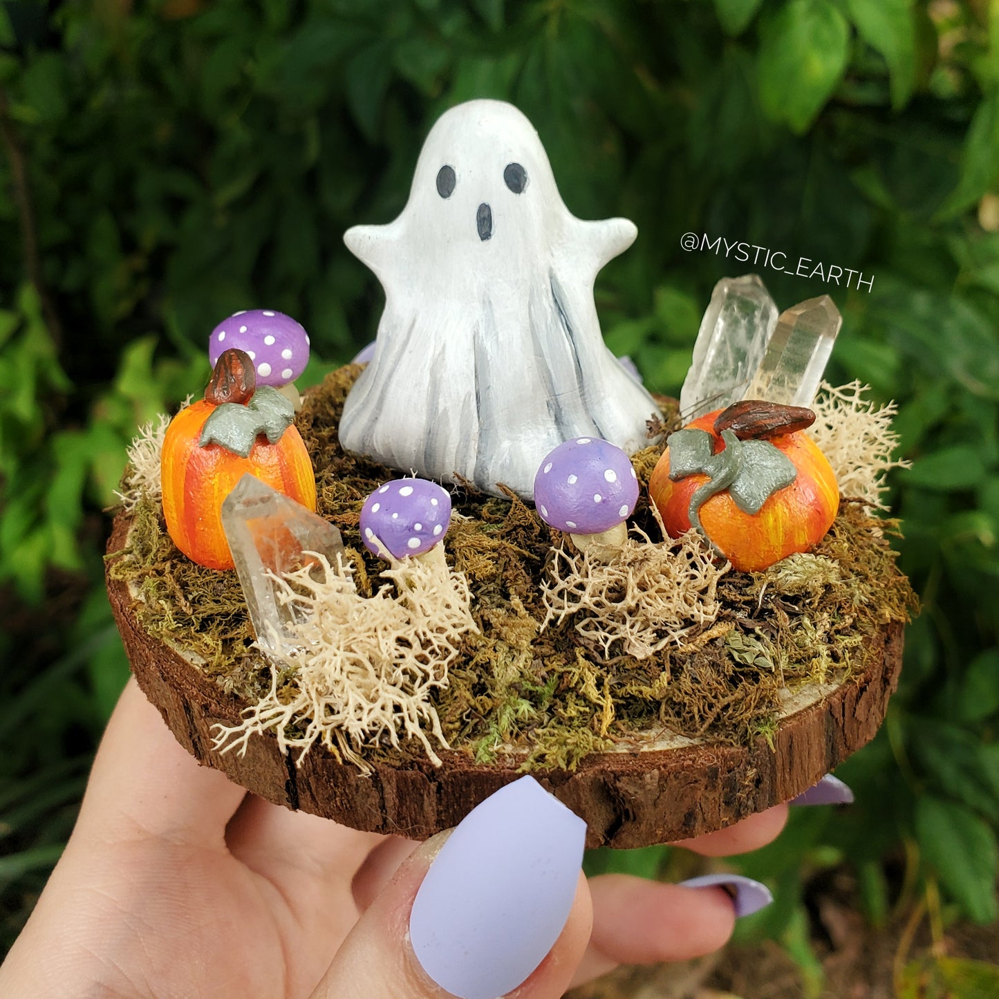 Ghostie Mushroom Garden Sculpture