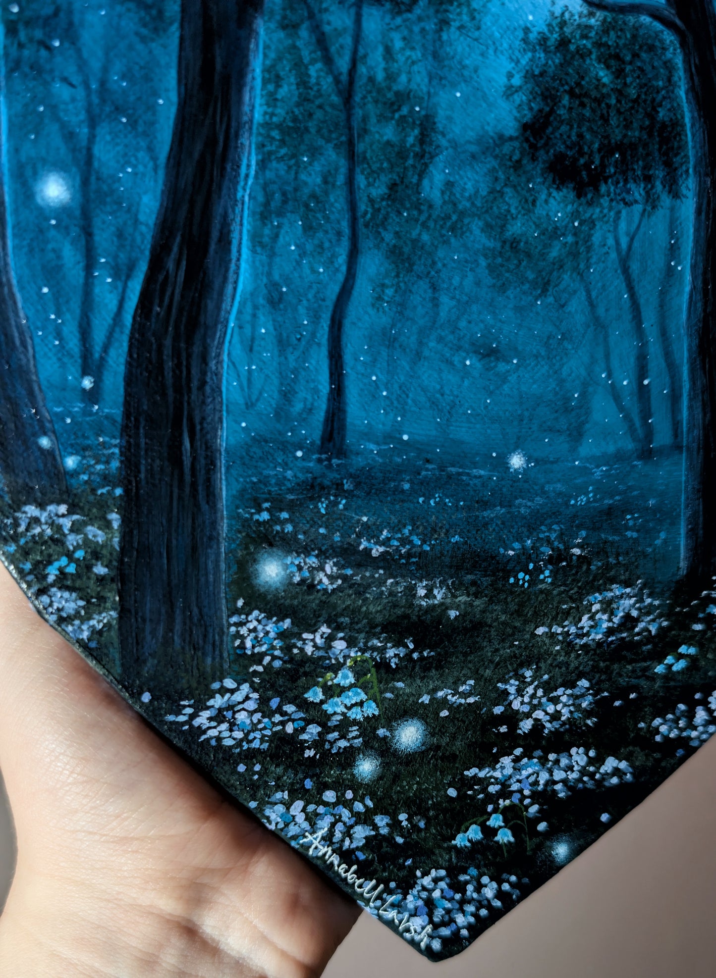 In the Forest of Spirits 8" Painting