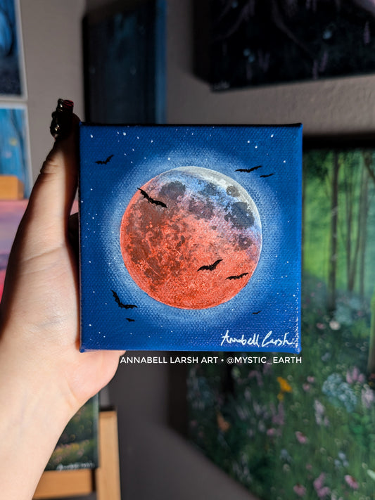Partial Eclipse 4" Painting 2/50