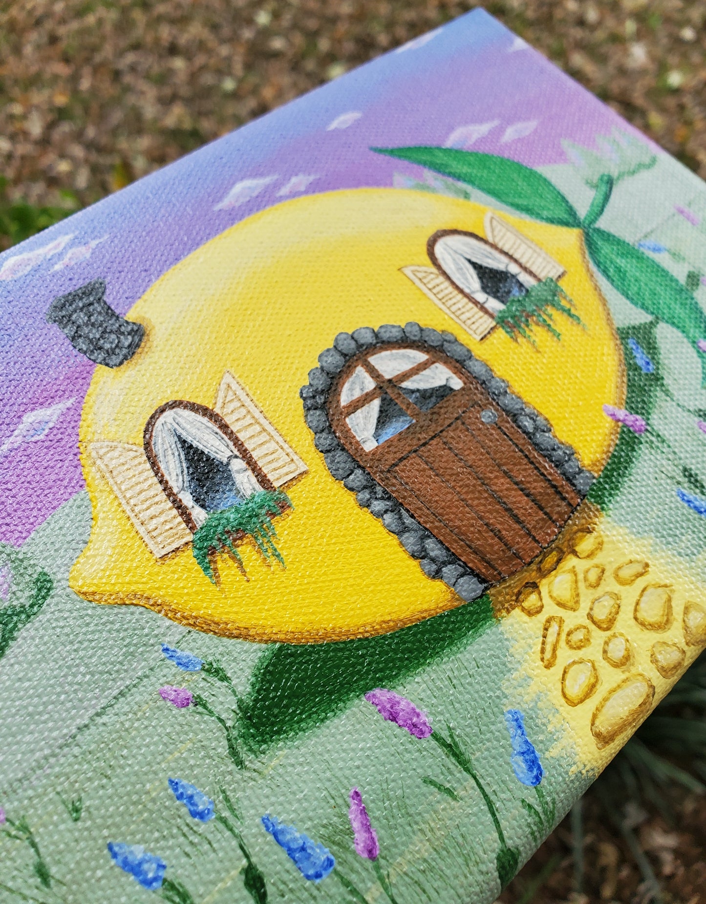 Lemon Cottage Painting