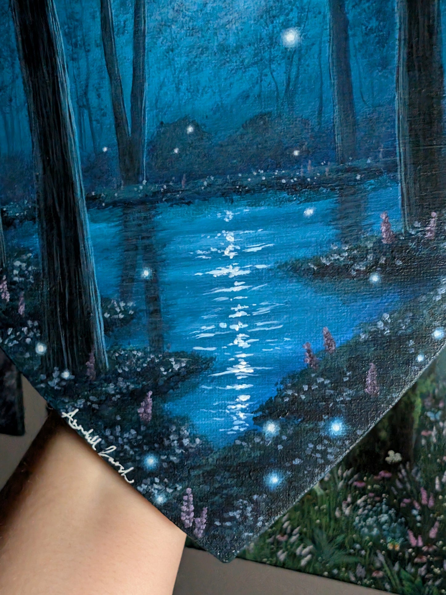 The Secret Pond 8" Painting