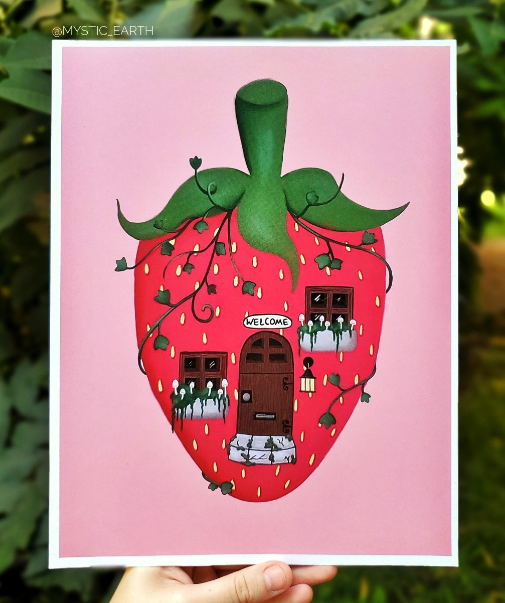 Strawberry House Prints