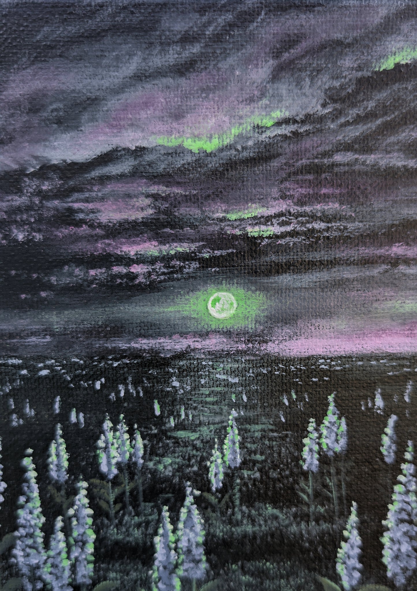 Midnight 6"x6" Painting