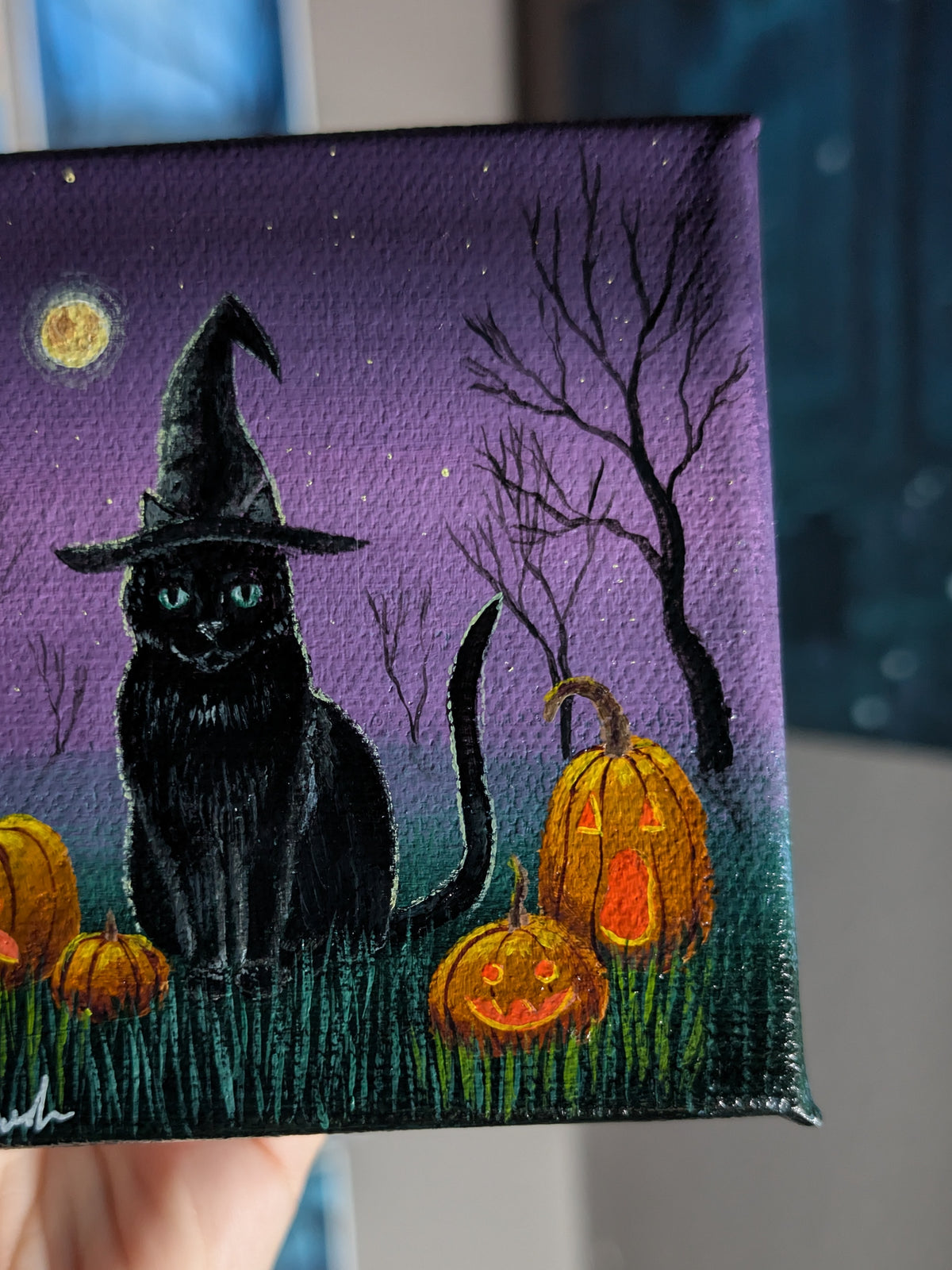 Witches Familiar 4" Painting 37/50