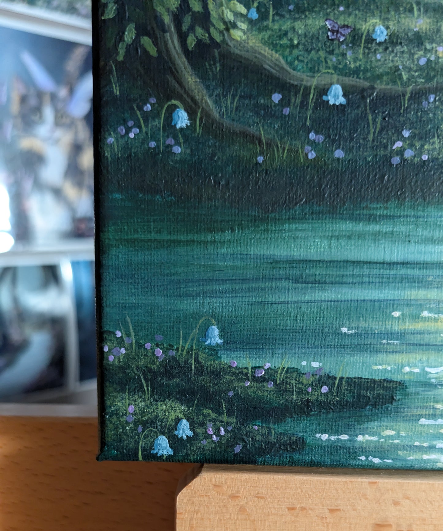 Starfall Waters 8"x8" Painting
