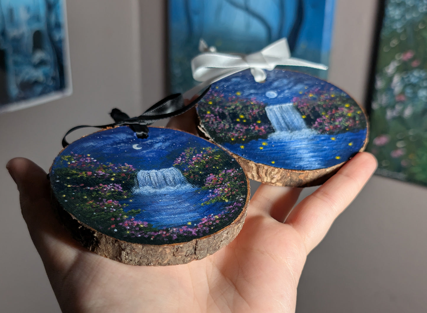 Hidden Waterfall Mini Portal Paintings (sold separately)