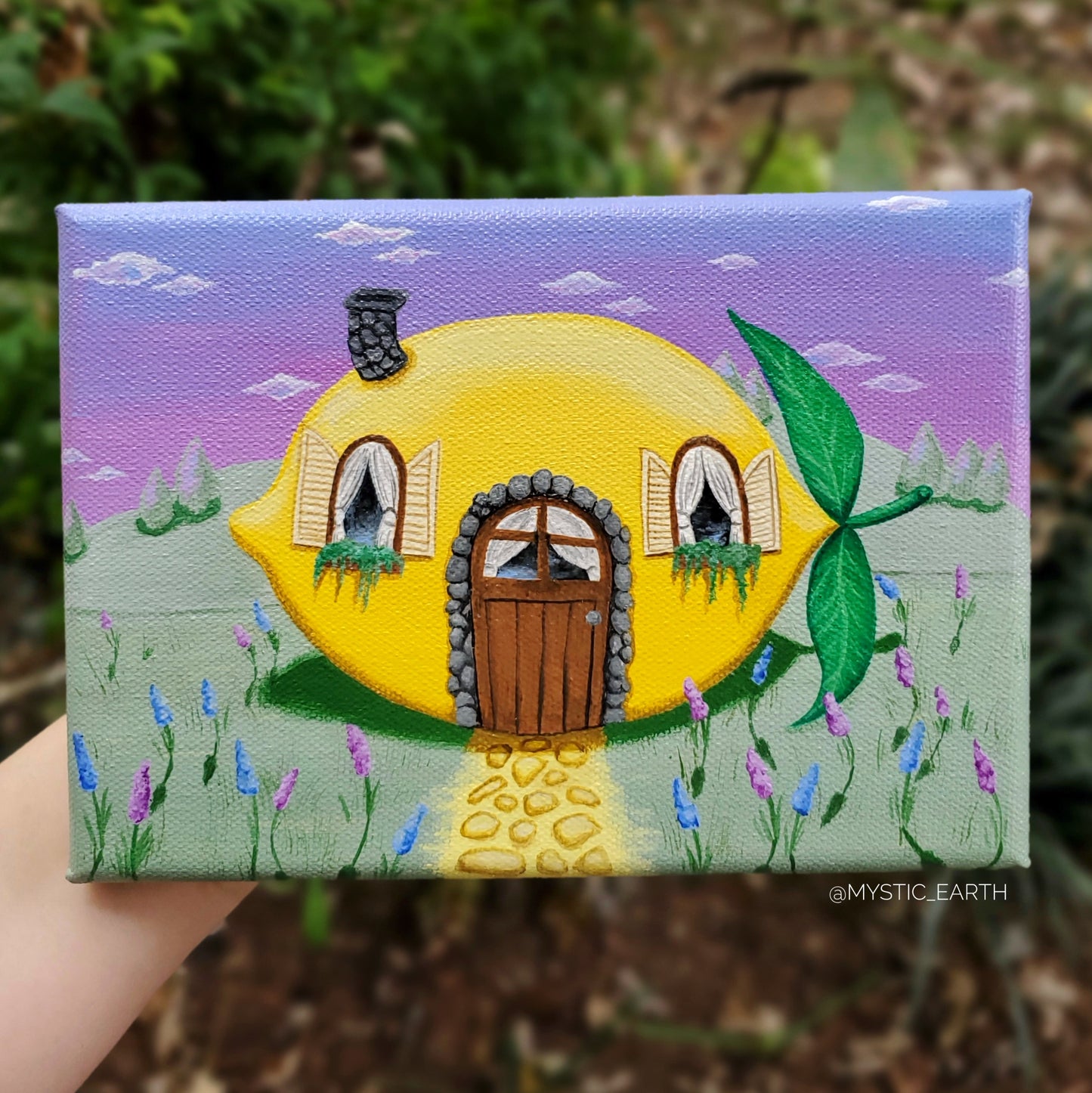 Lemon Cottage Painting