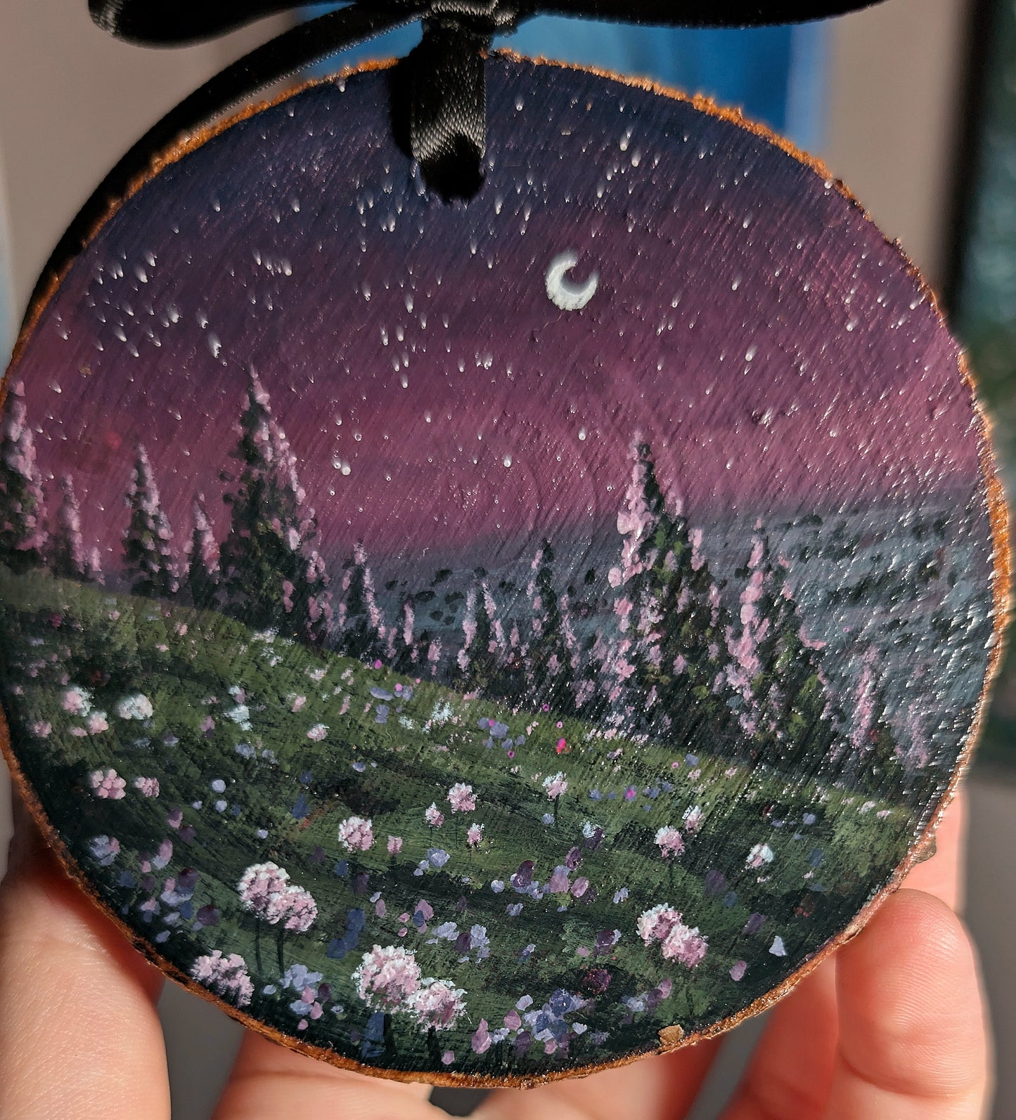 Stardust Meadow Mini Portal Painting