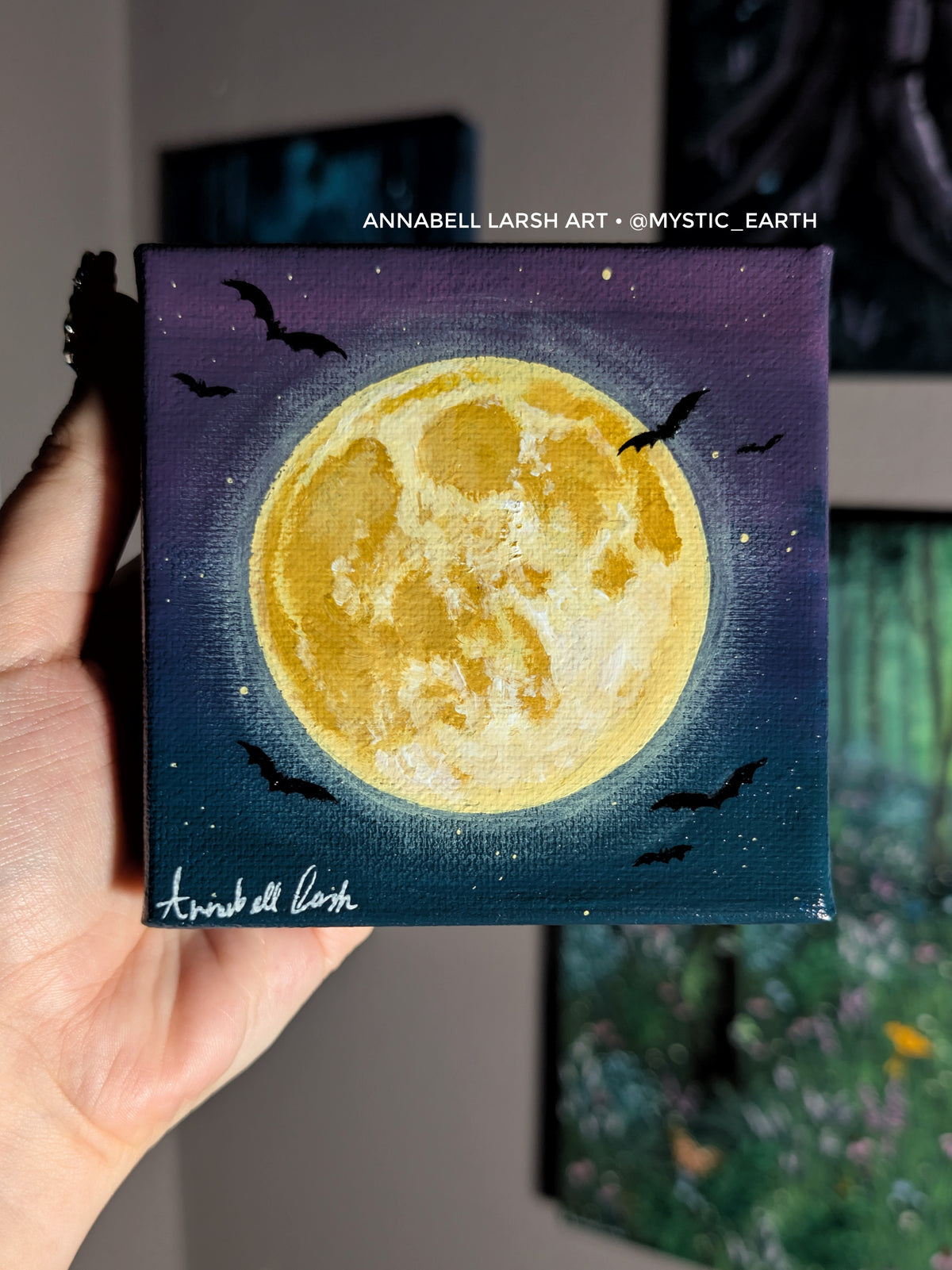 The Yellow Moon 4" Painting 28/50
