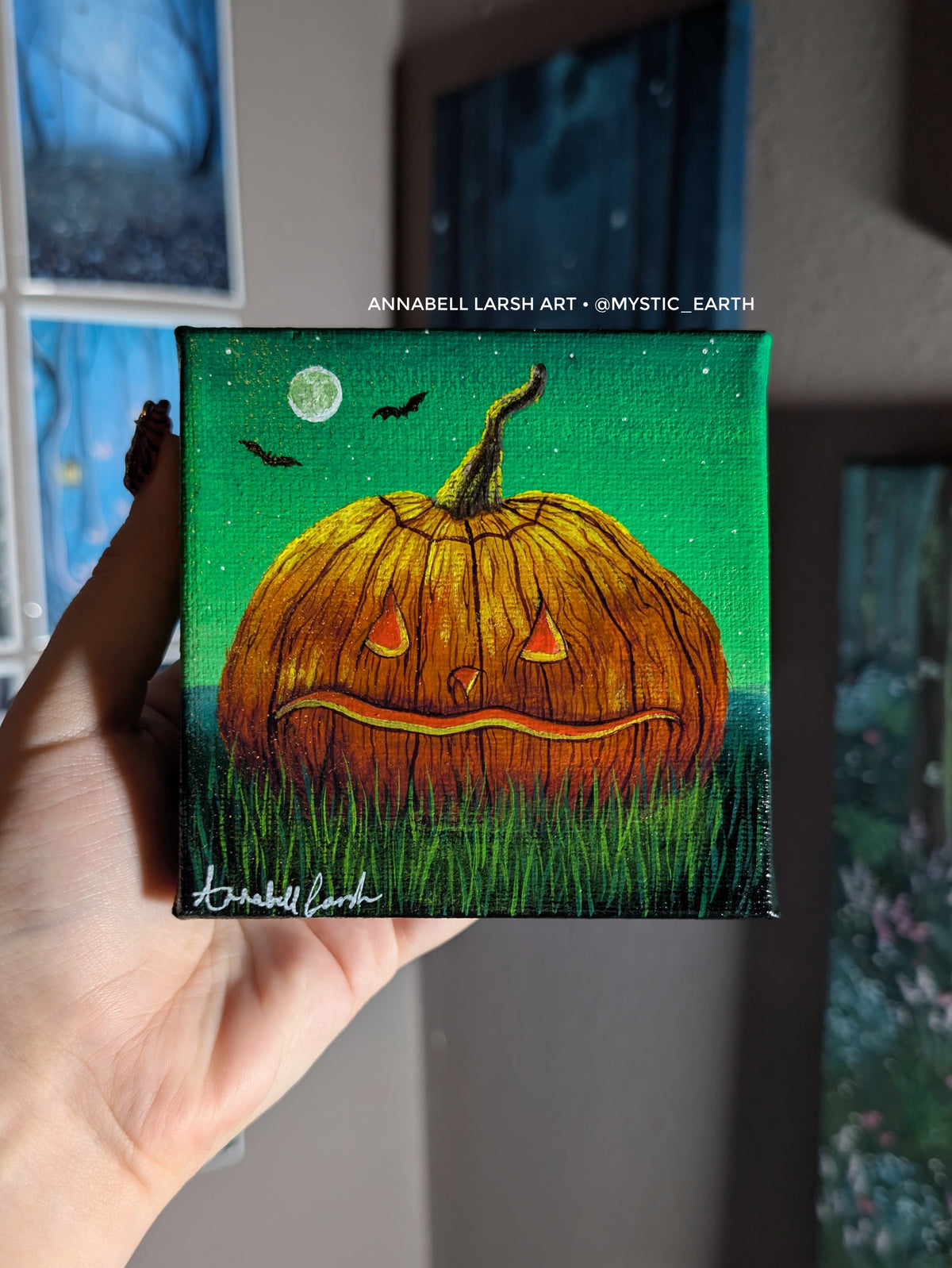 Spoiled Rotten 4" Painting 32/50